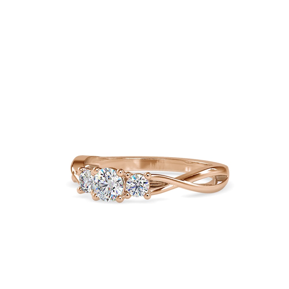 Bague d'oreille Helix à trois diamants Helena