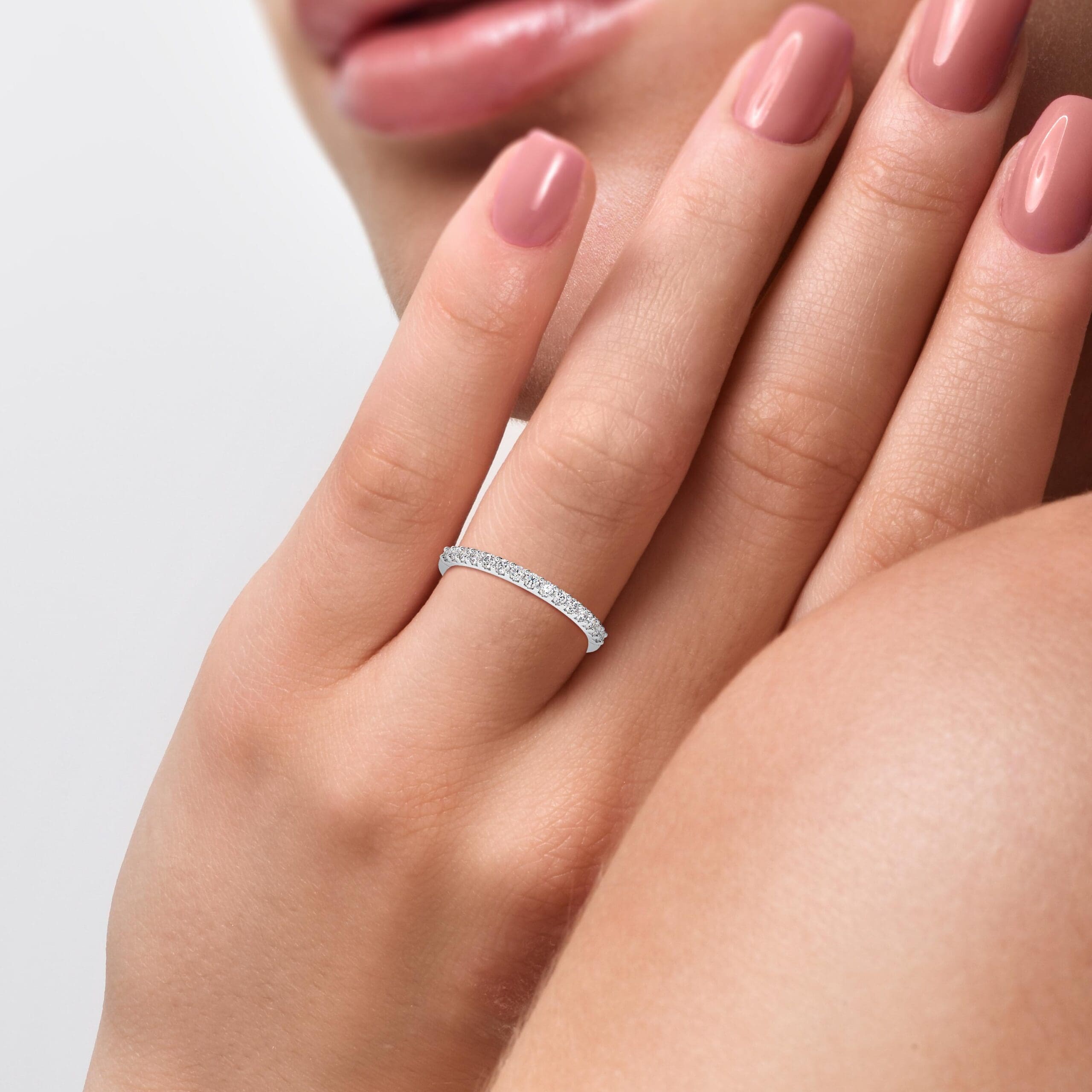 Round Duo Metal Wedding Band