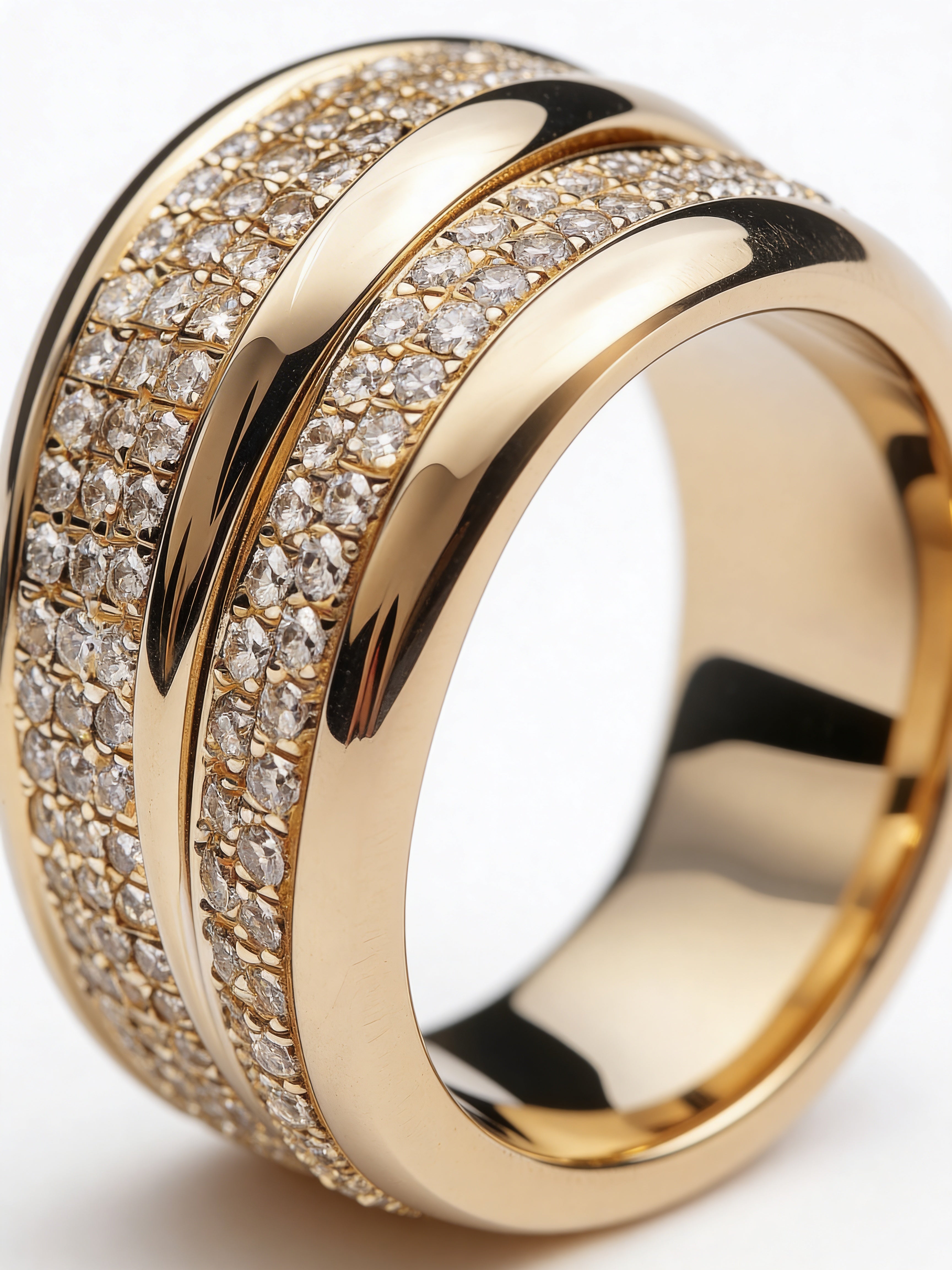 Ruban Pavé Ring
