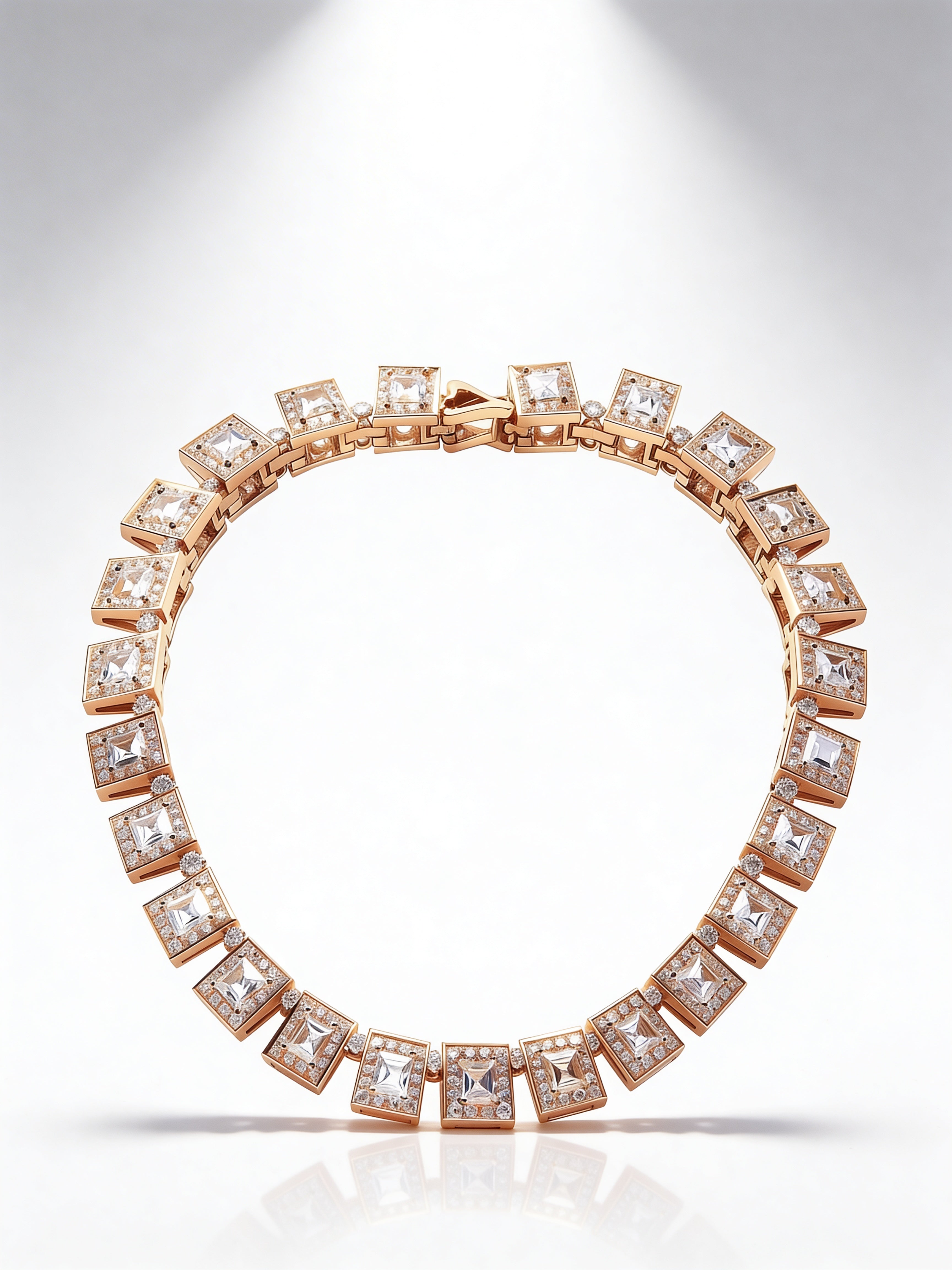 Collier Galerie Rose