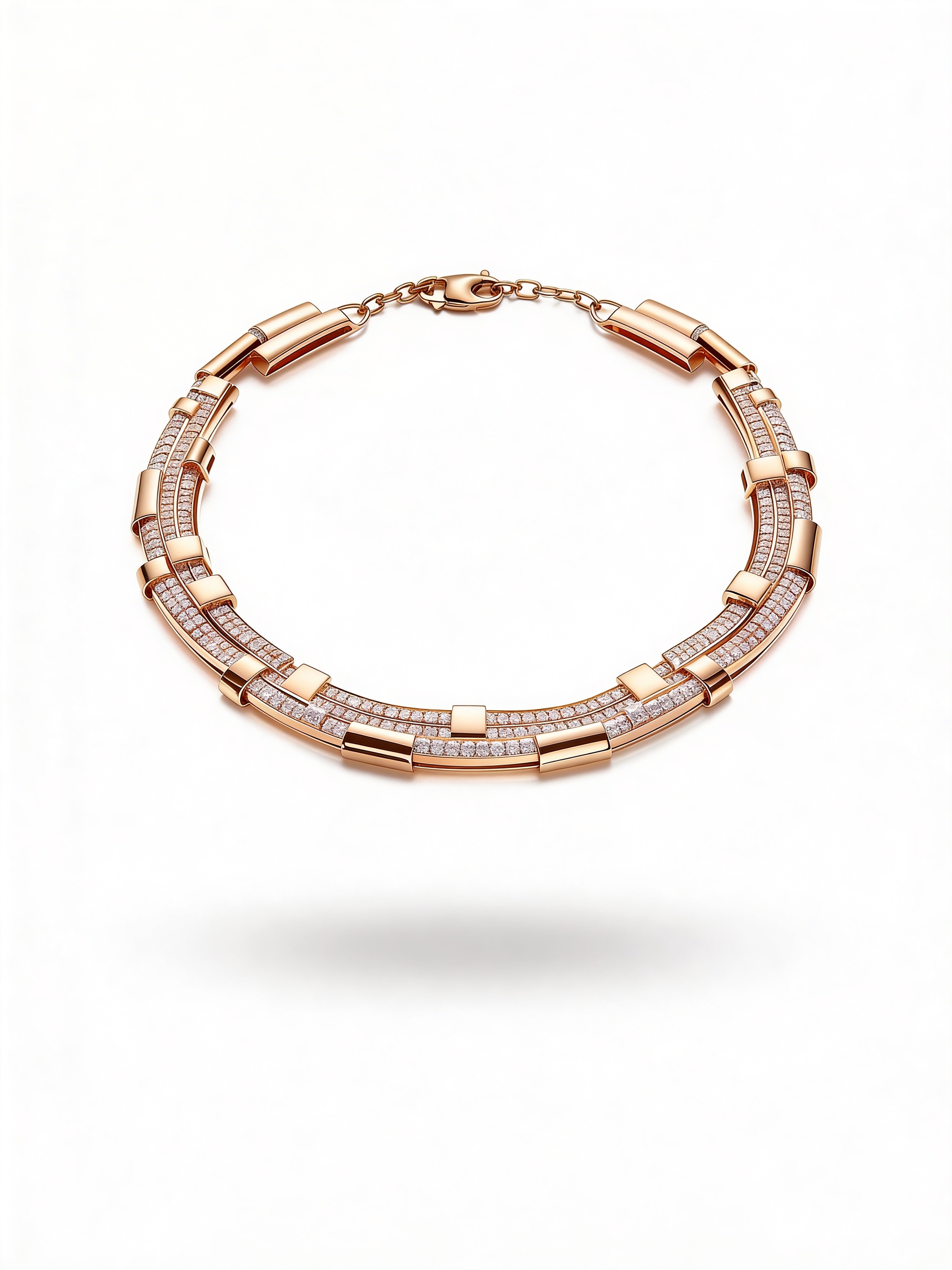 Collier Tressé Rosée