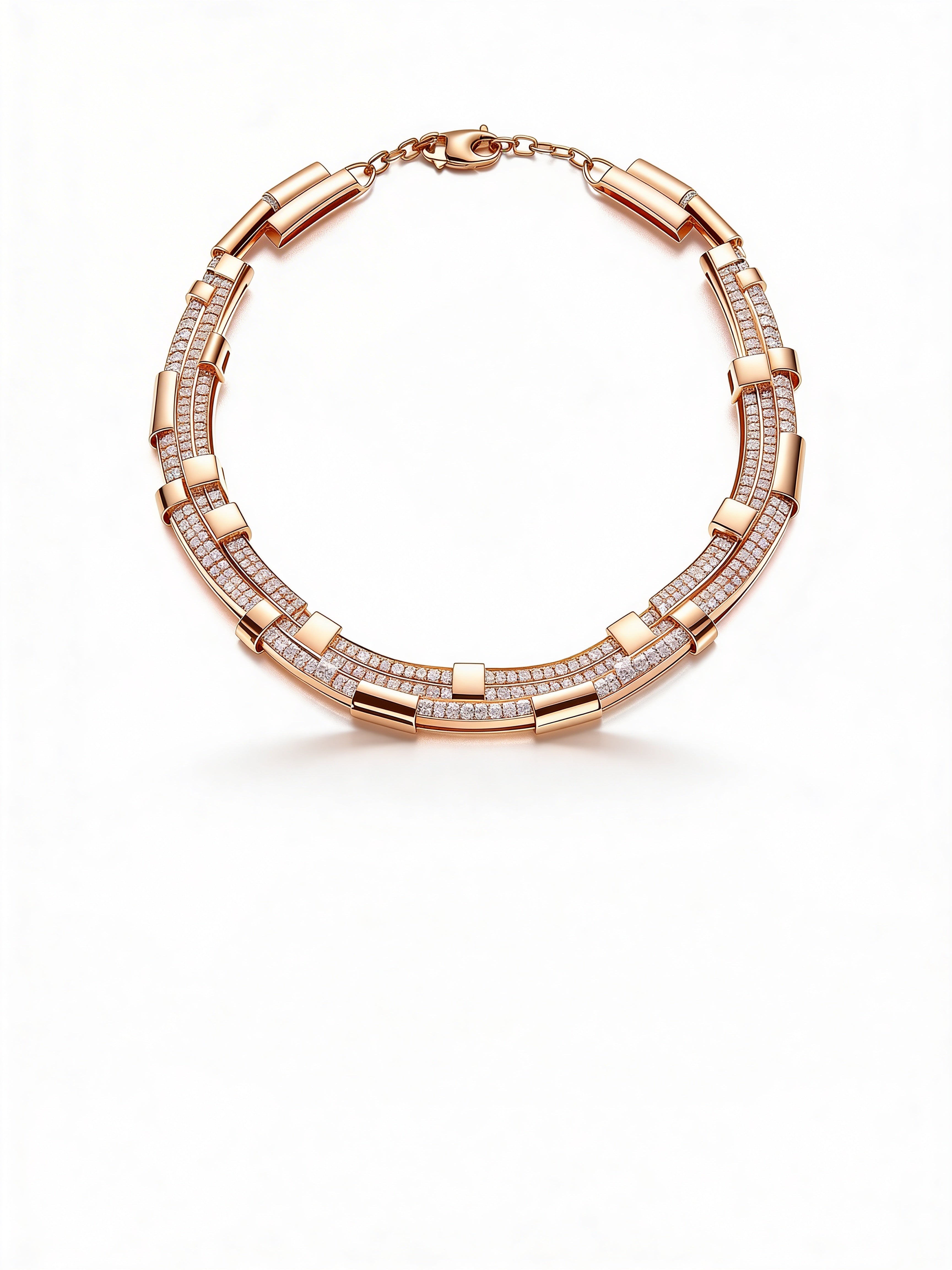 Collier Tressé Rosée