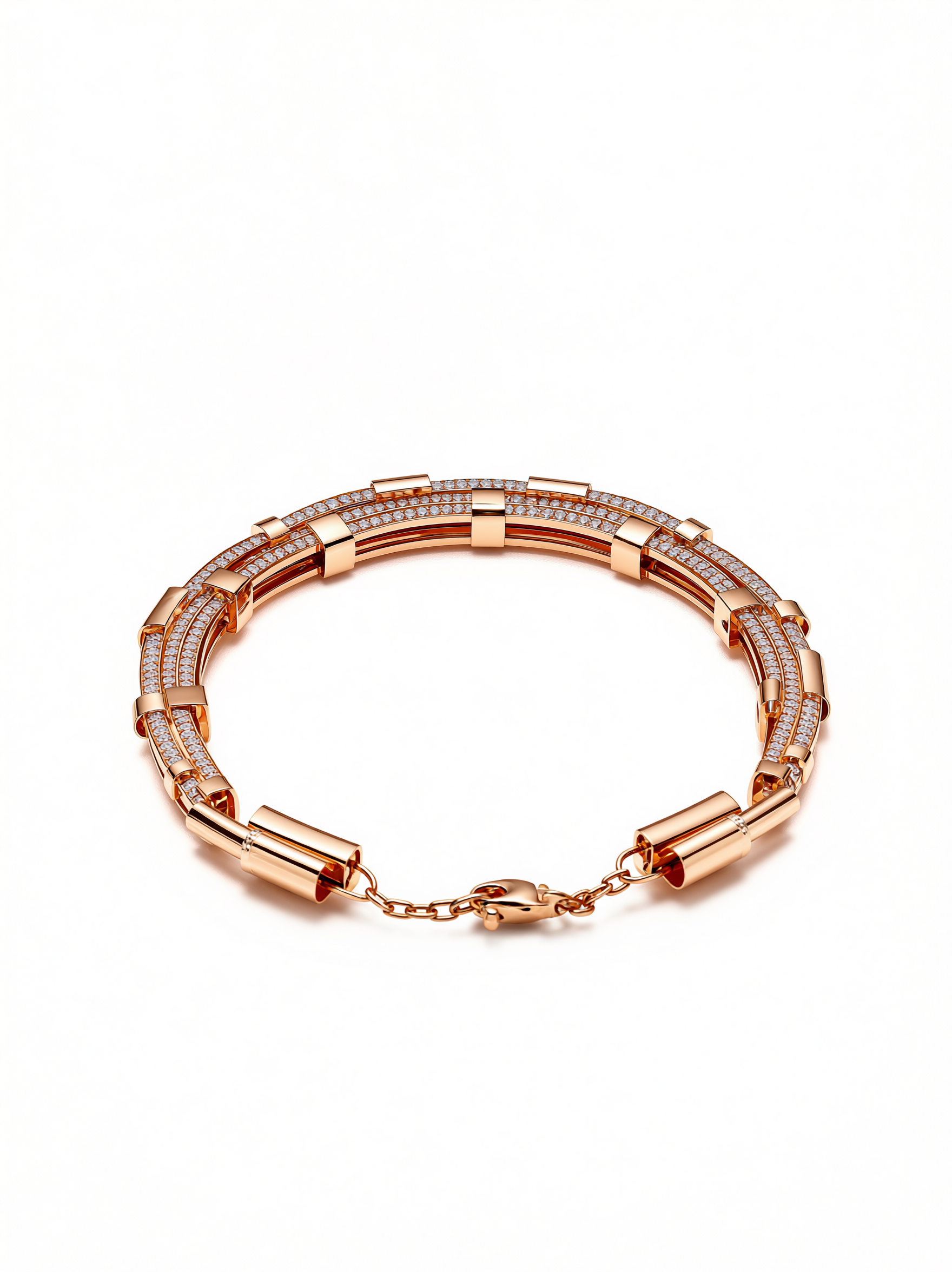 Collier Tressé Rosée
