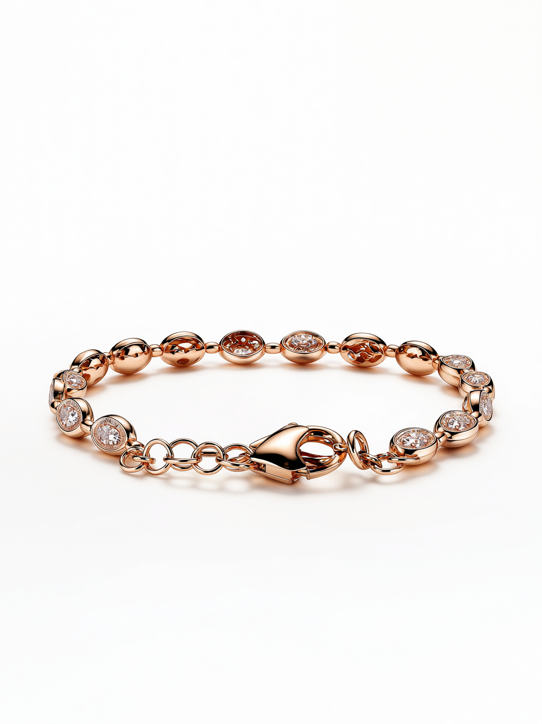Mini Chaîne Diamant Bracelet