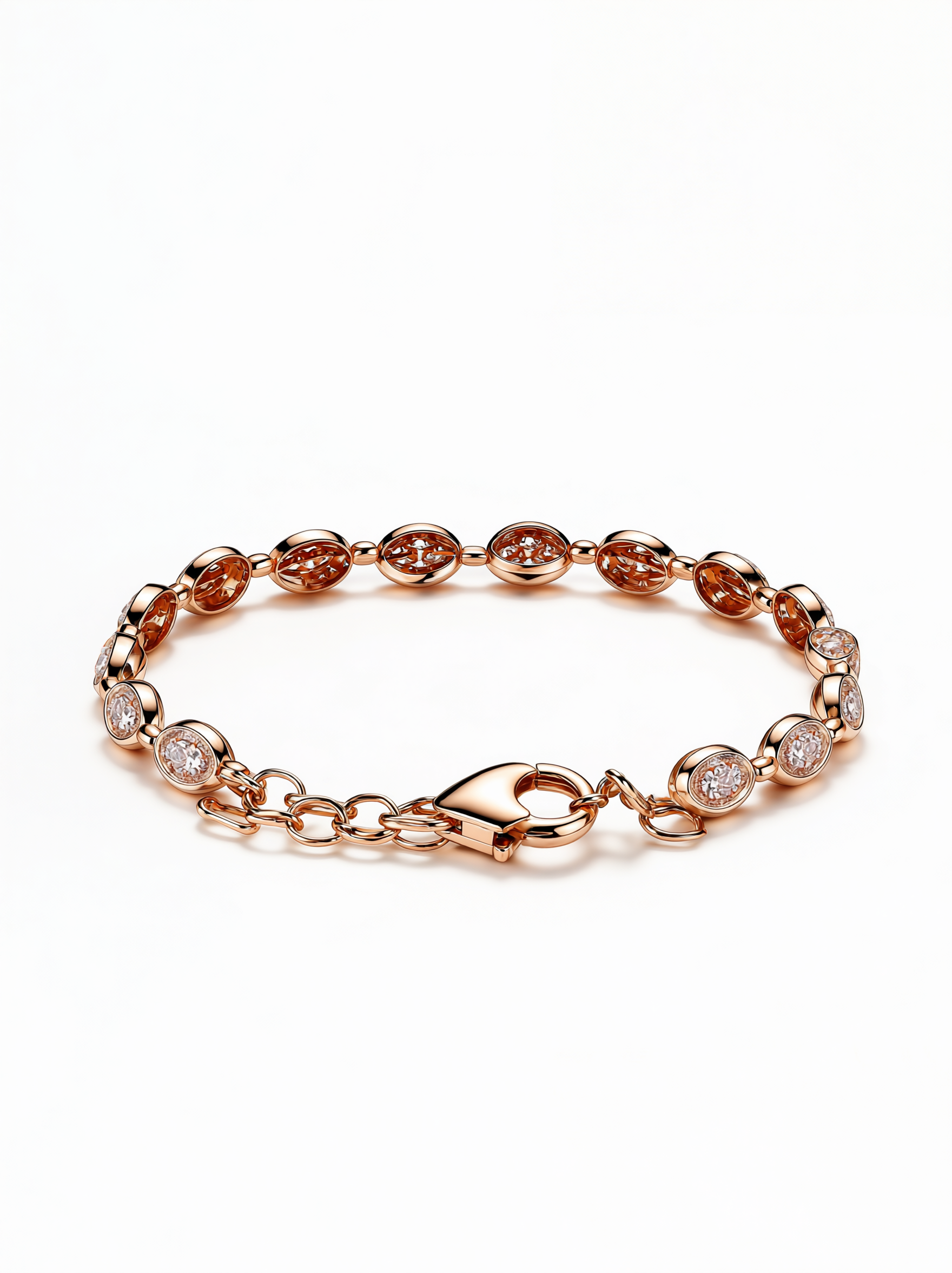 Mini Chaîne Diamant Bracelet