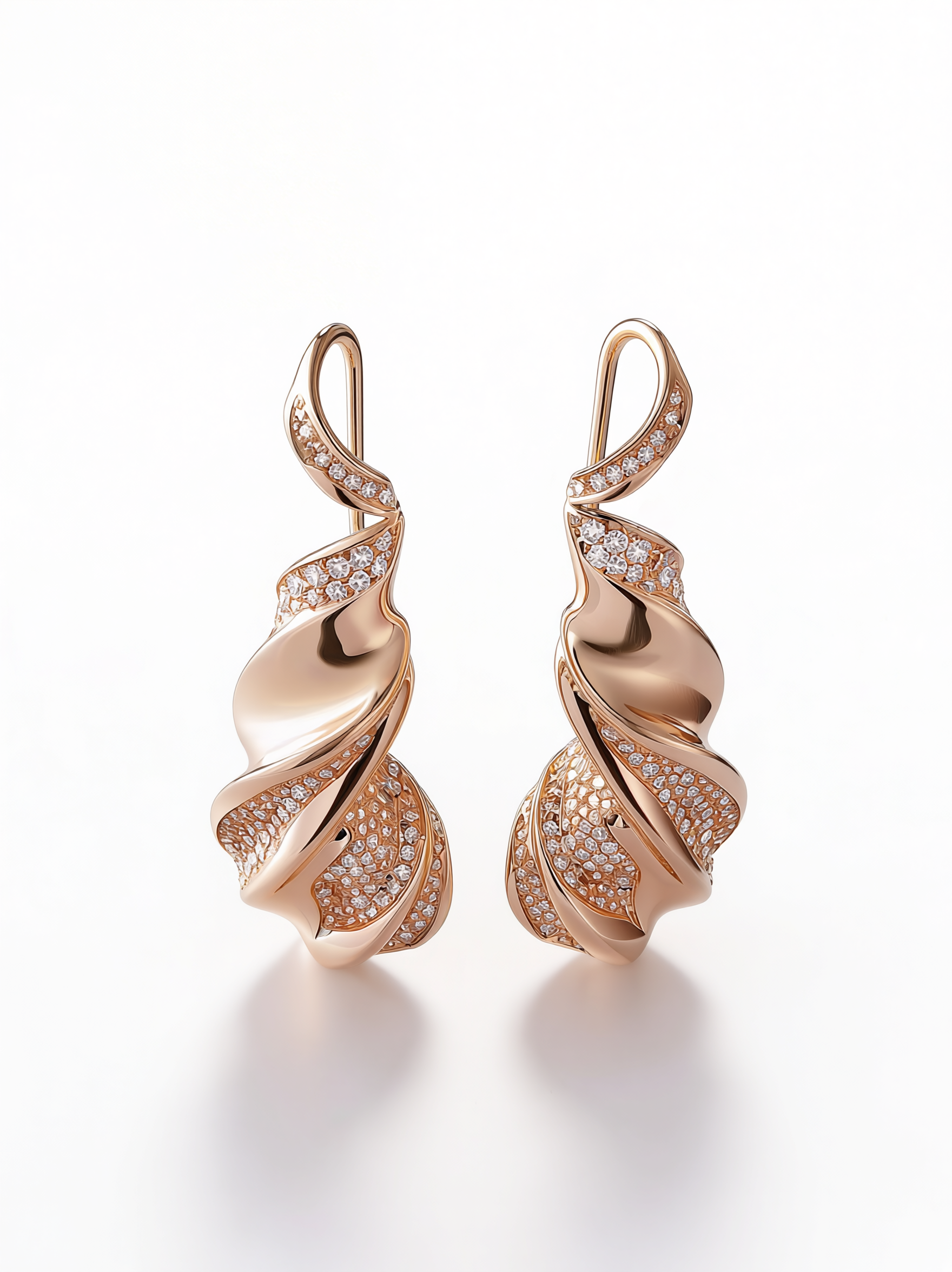 Torsade Rosée Earrings