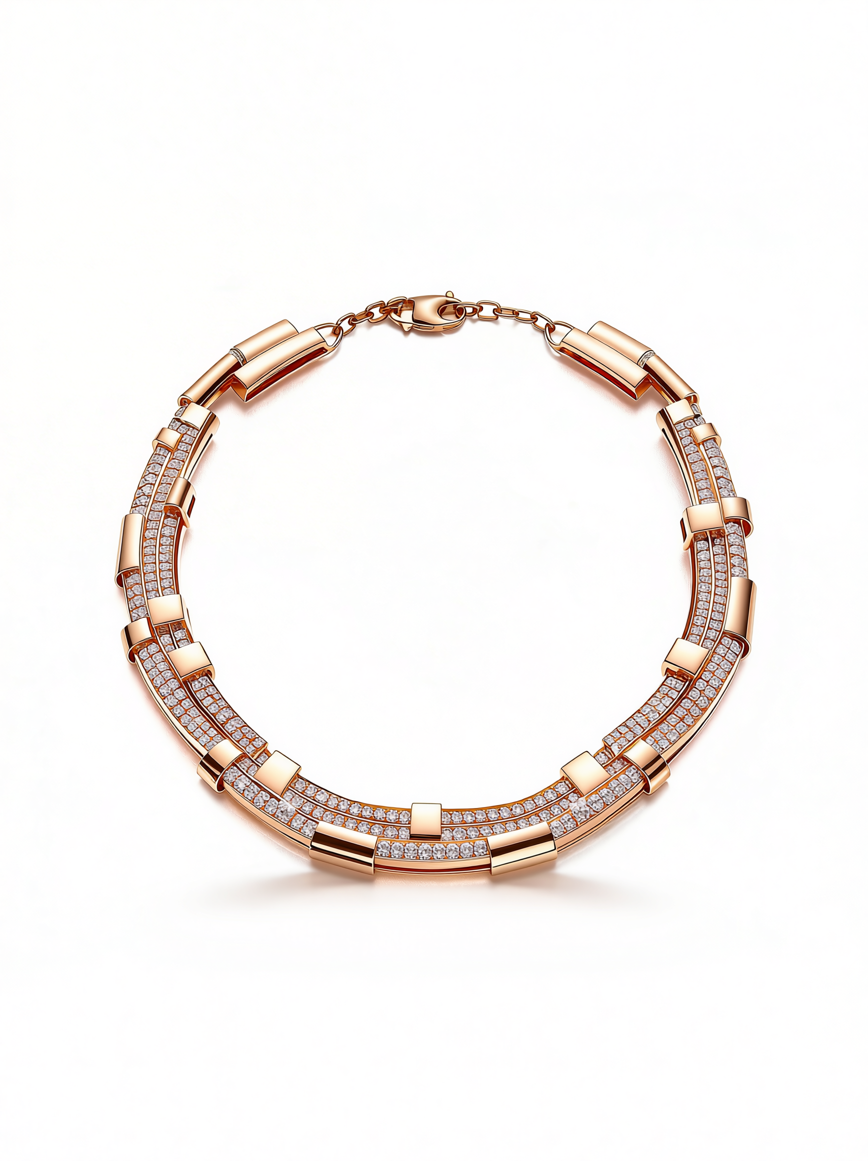 Collier Tressé Rosée
