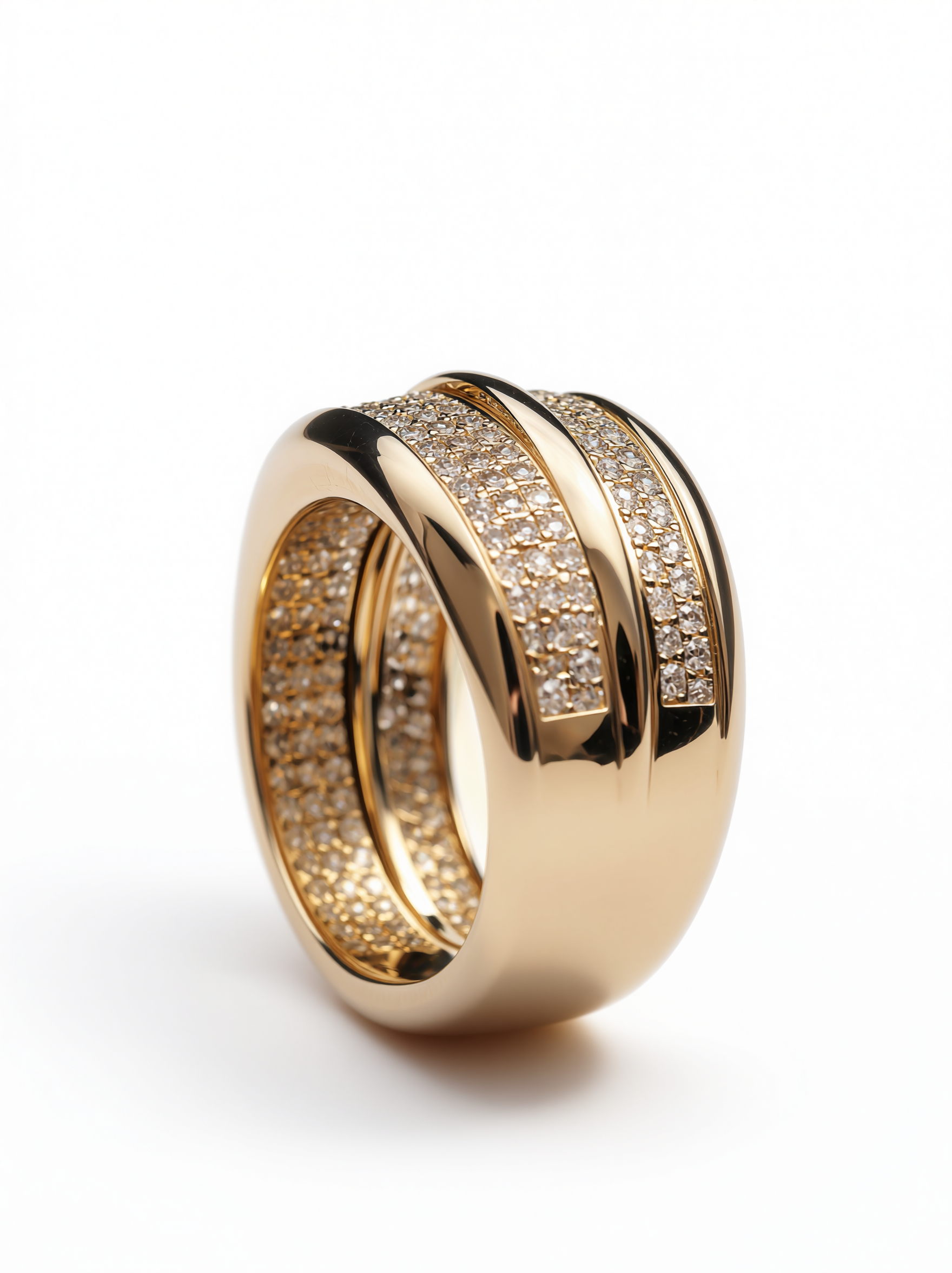 Ruban Pavé Ring