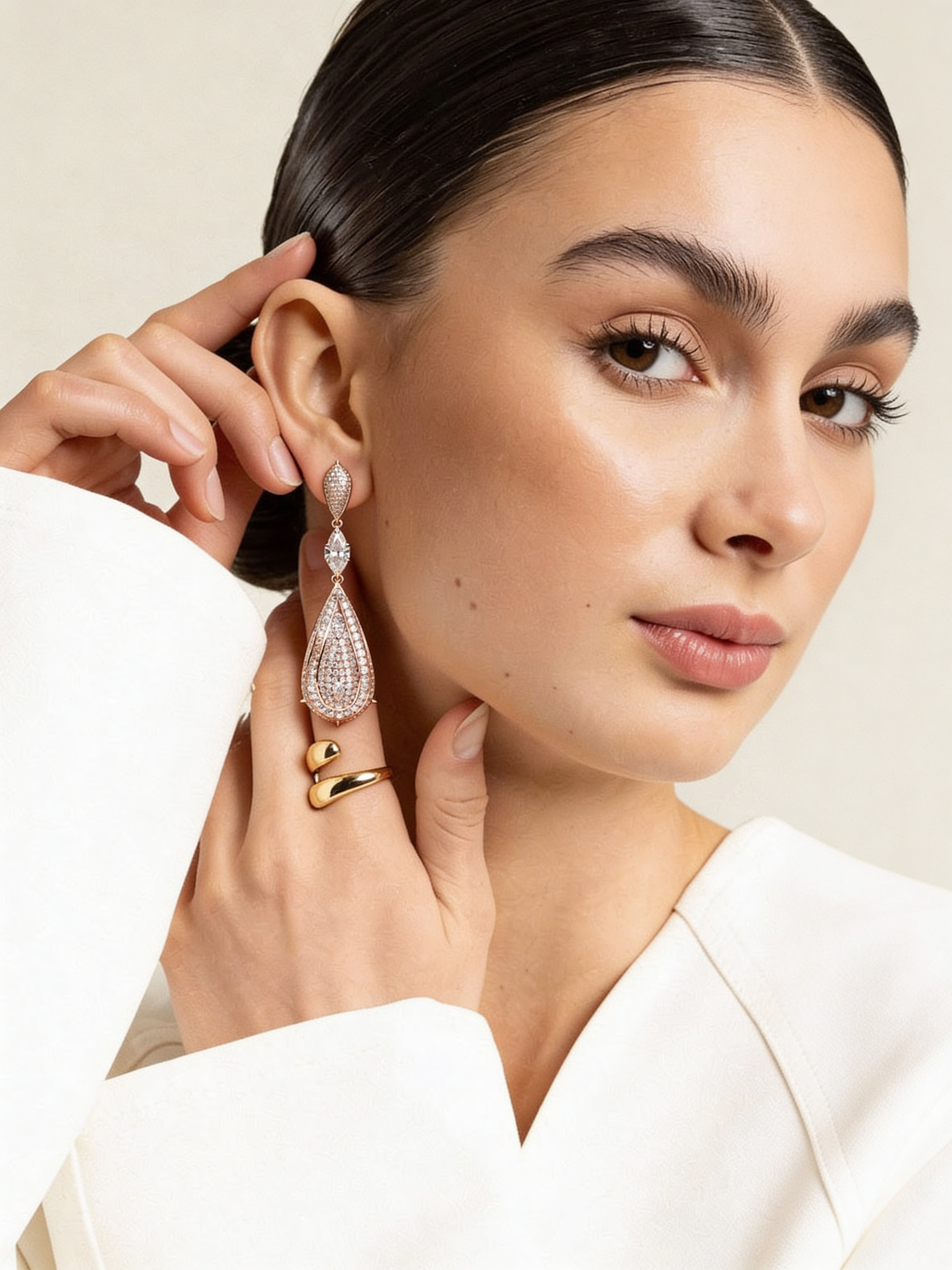 Poire Royale Drop Earrings