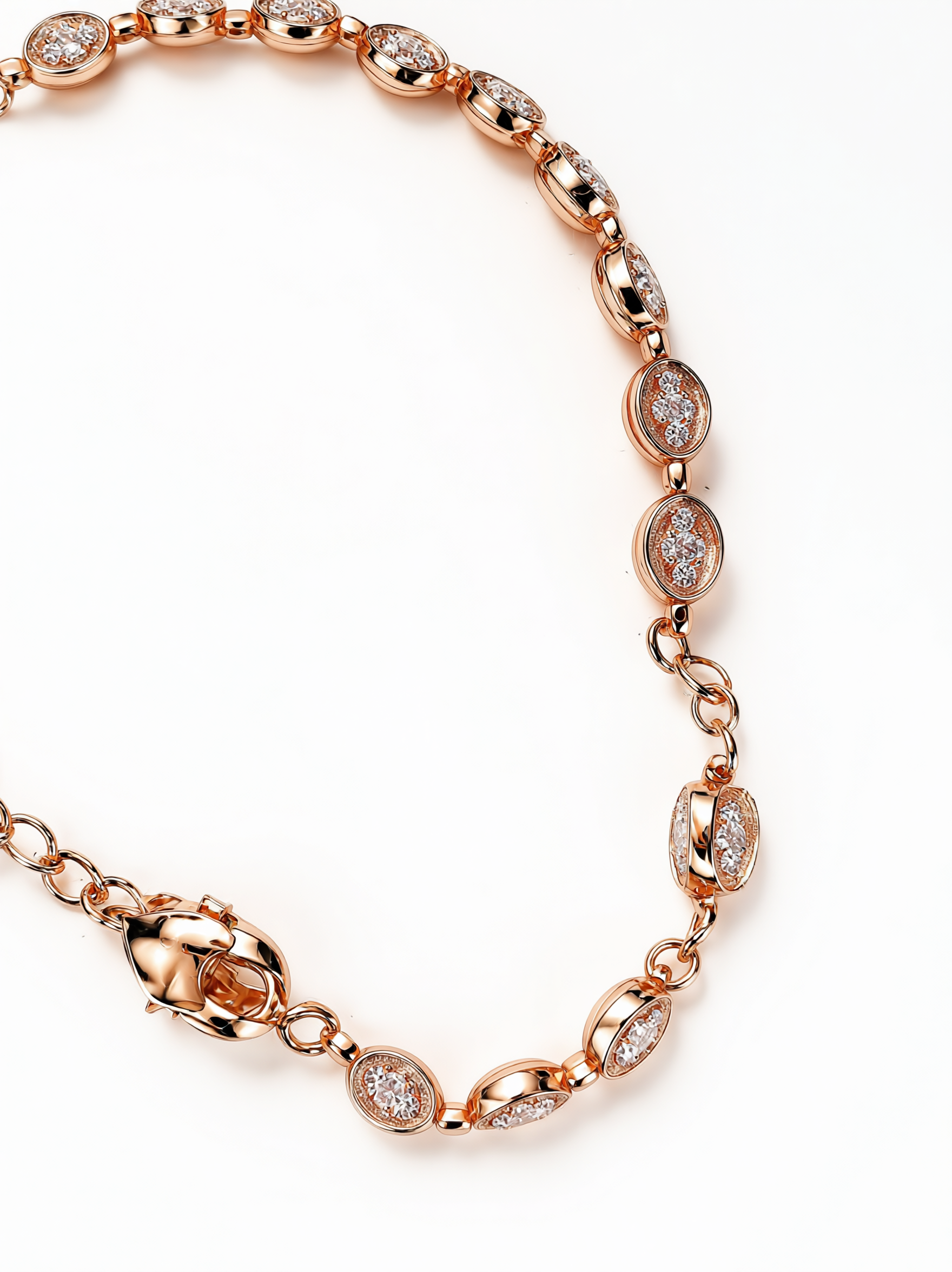 Mini Chaîne Diamant Bracelet