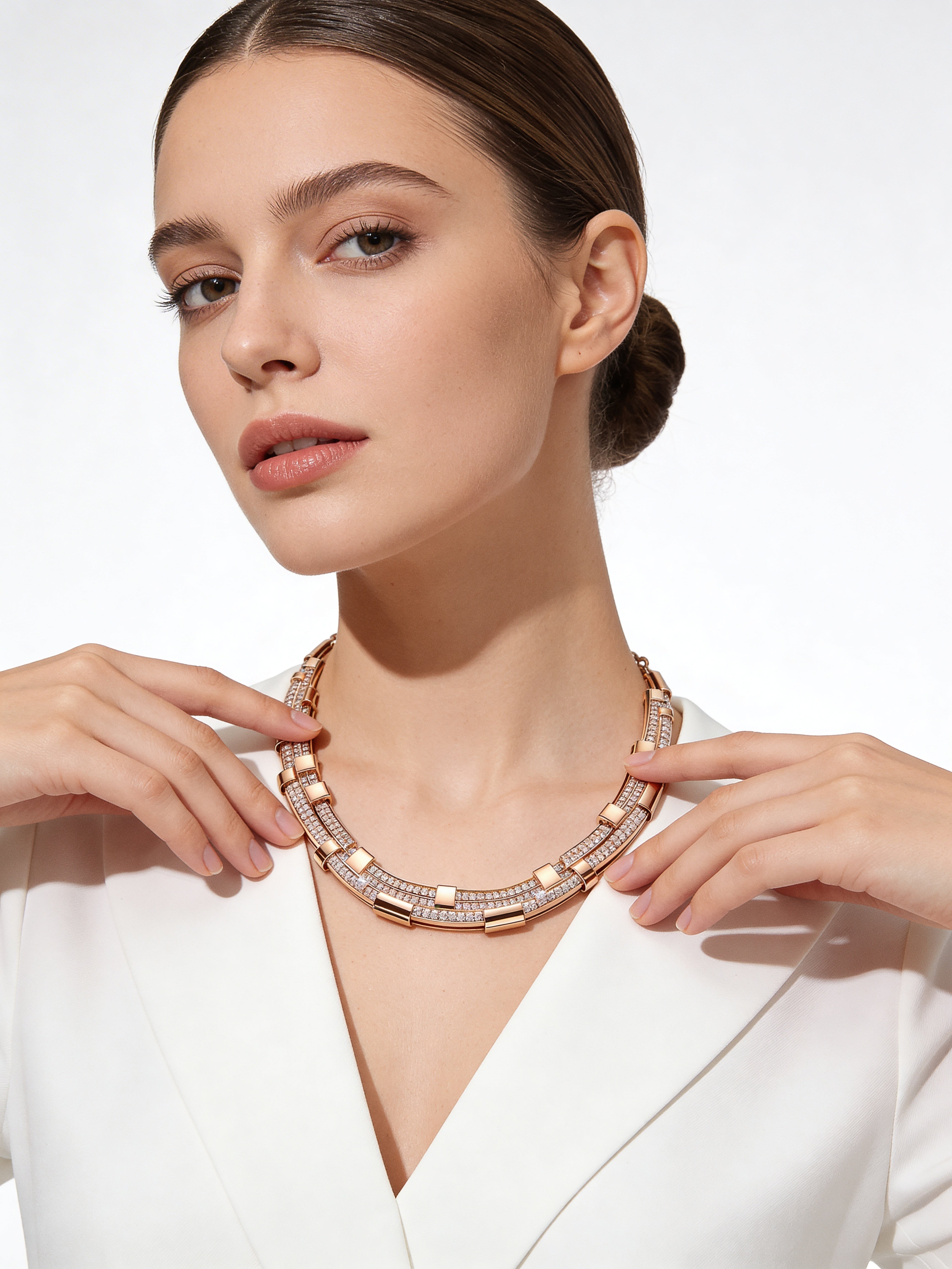 Collier Tressé Rosée