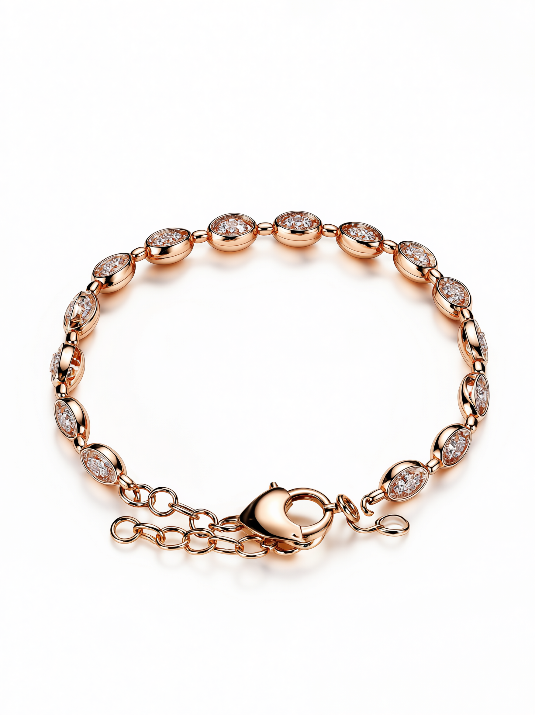 Mini Chaîne Diamant Bracelet