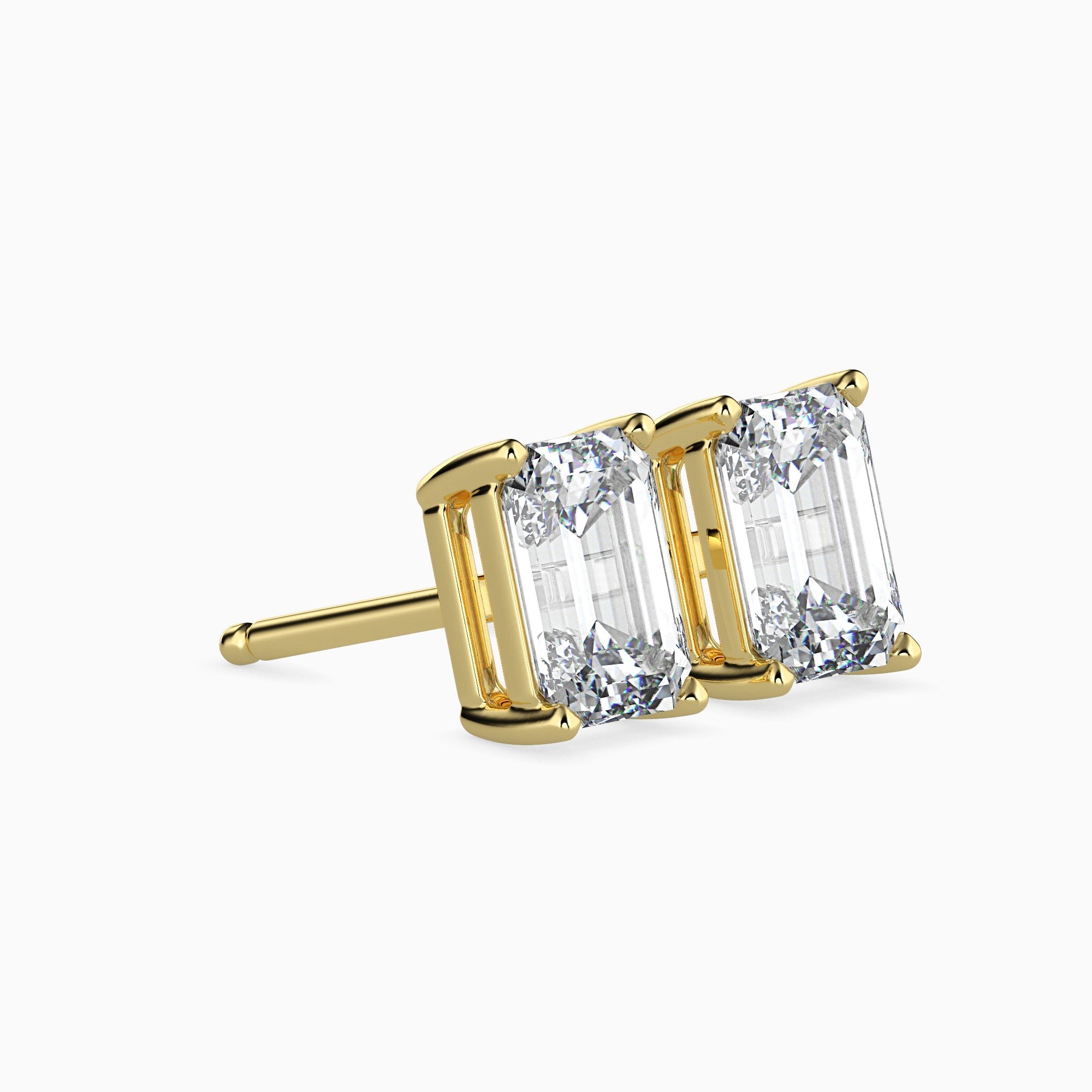 Boucles d'oreilles Patricia Solitaire Émeraude