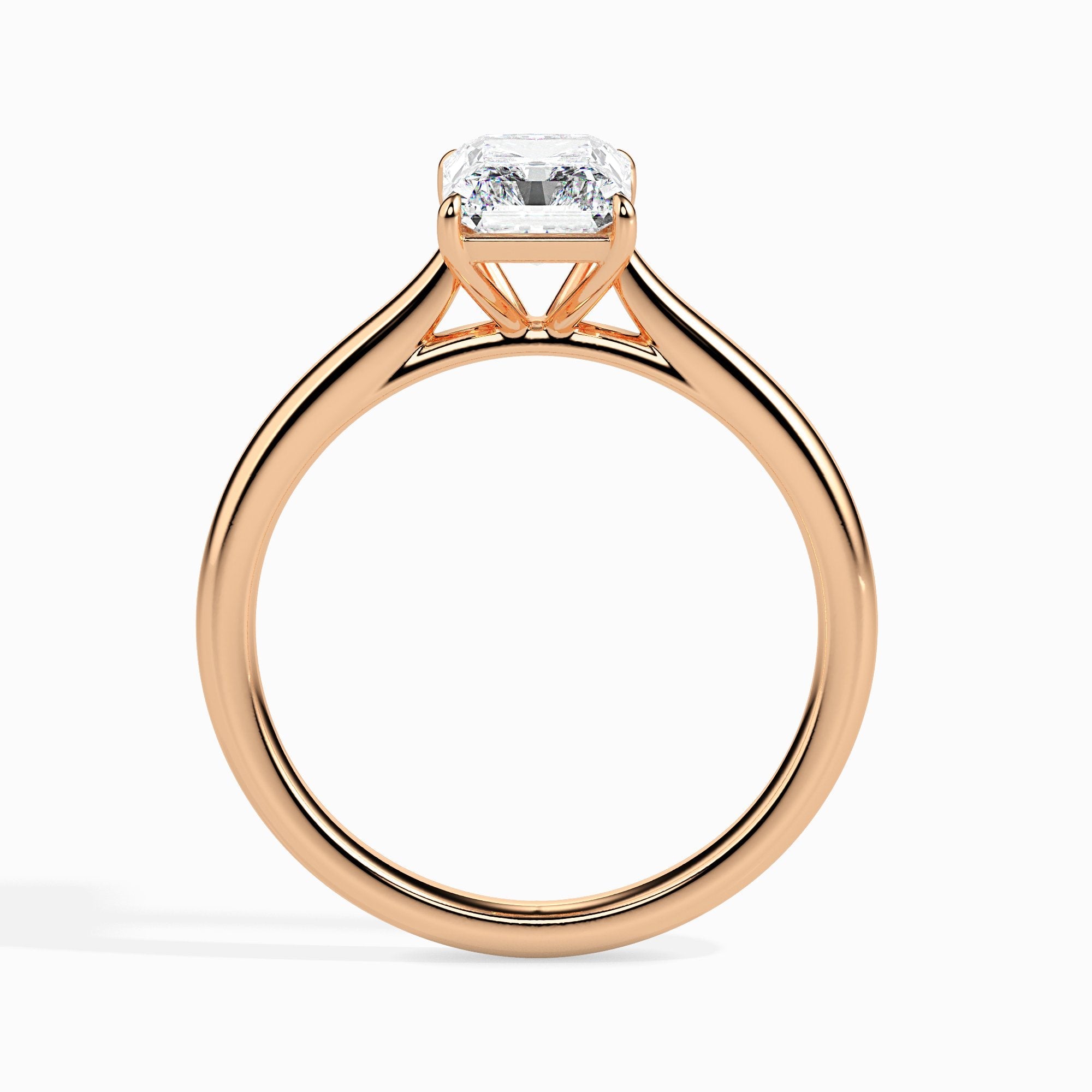 Bague solitaire radiante Larissa