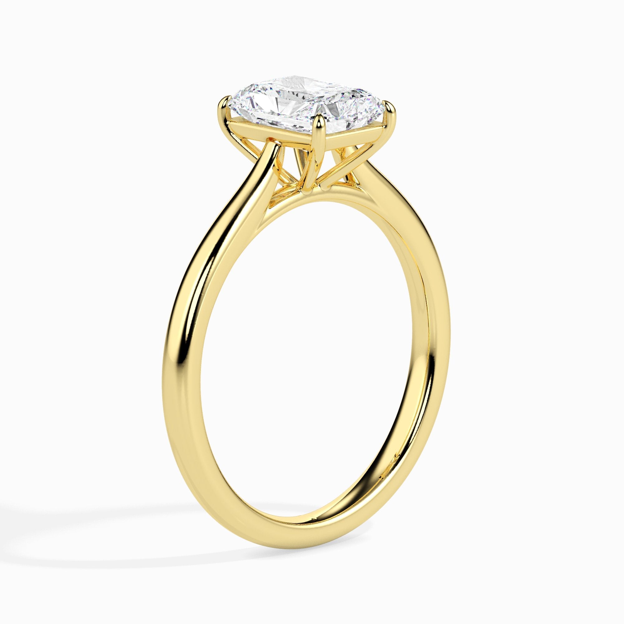 1 ctw Solitaire Radiant Ring
