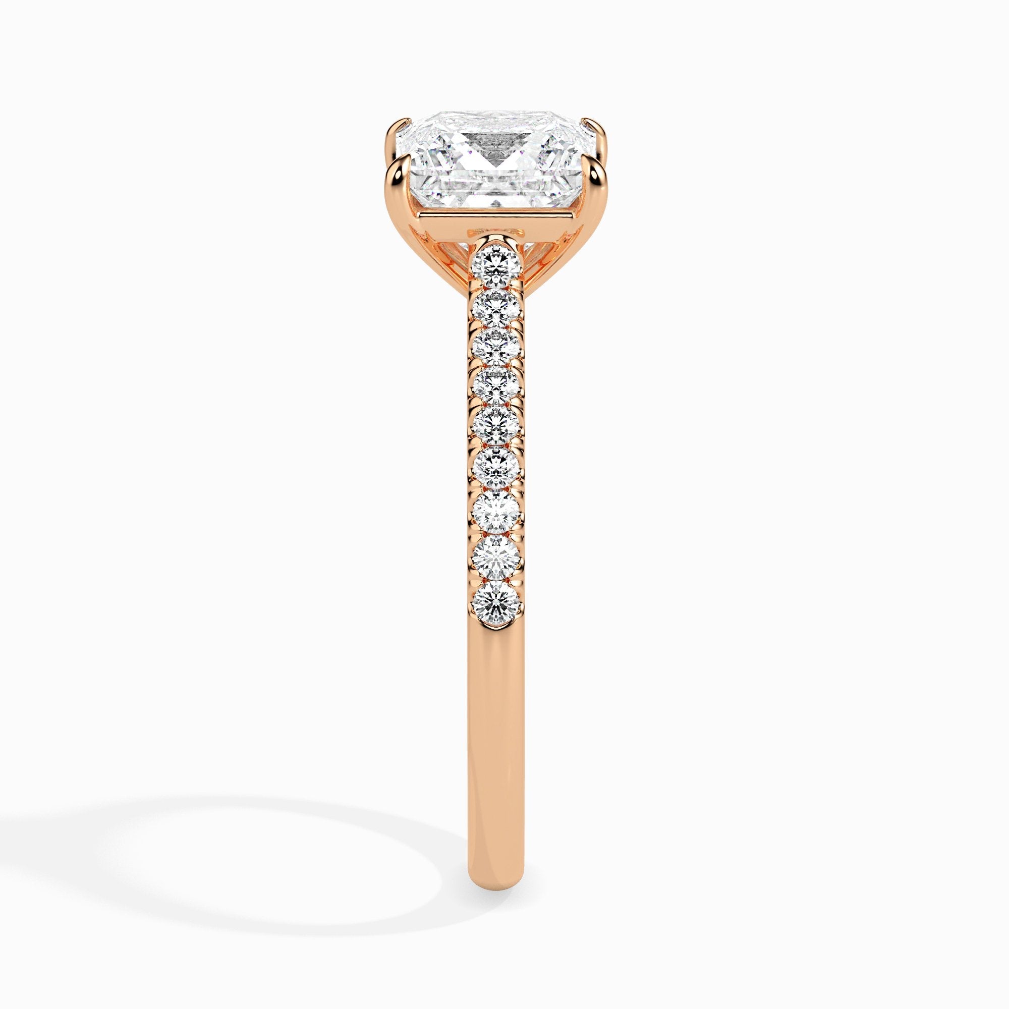 Bague Princesse Pavée Lucrezia Solitaire