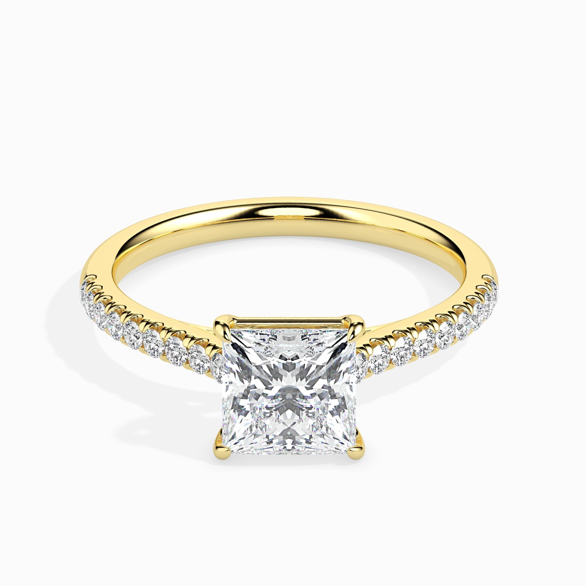 Lucrezia Solitaire Pavé Princesse
