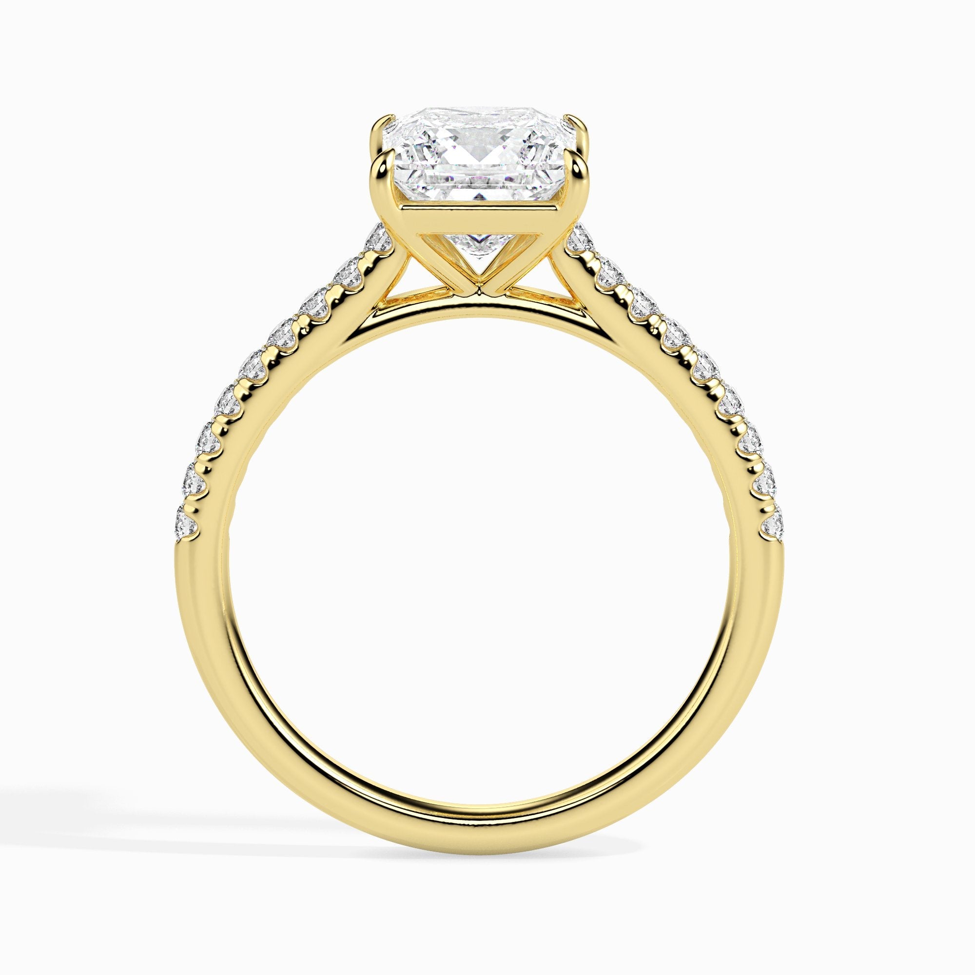 Bague Princesse Pavée Lucrezia Solitaire
