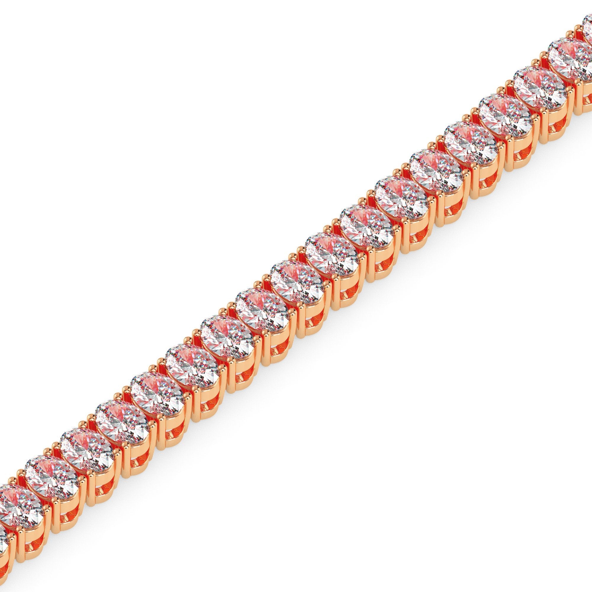 3 ctw Oval Tennis Bracelet