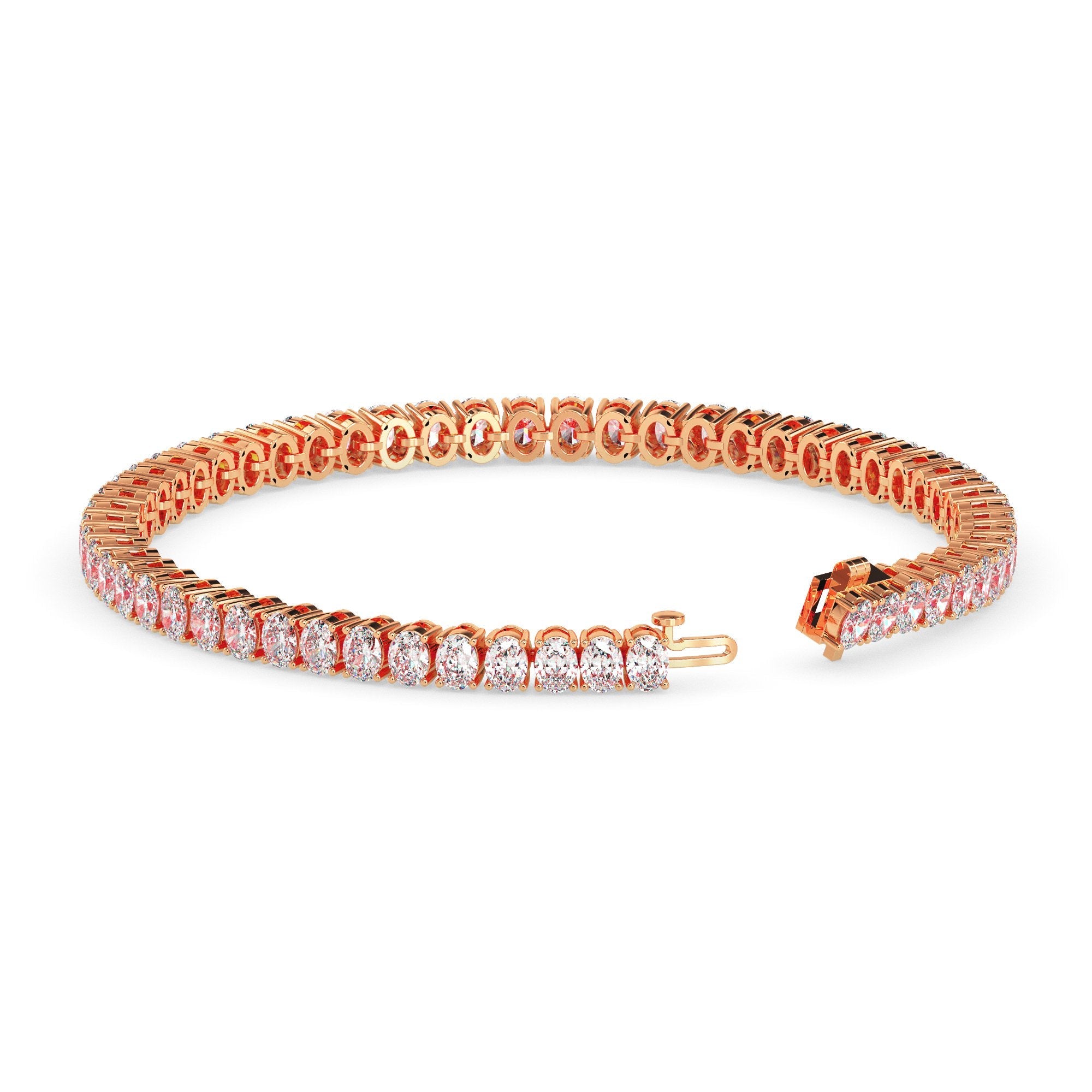 3 ctw Oval Tennis Bracelet