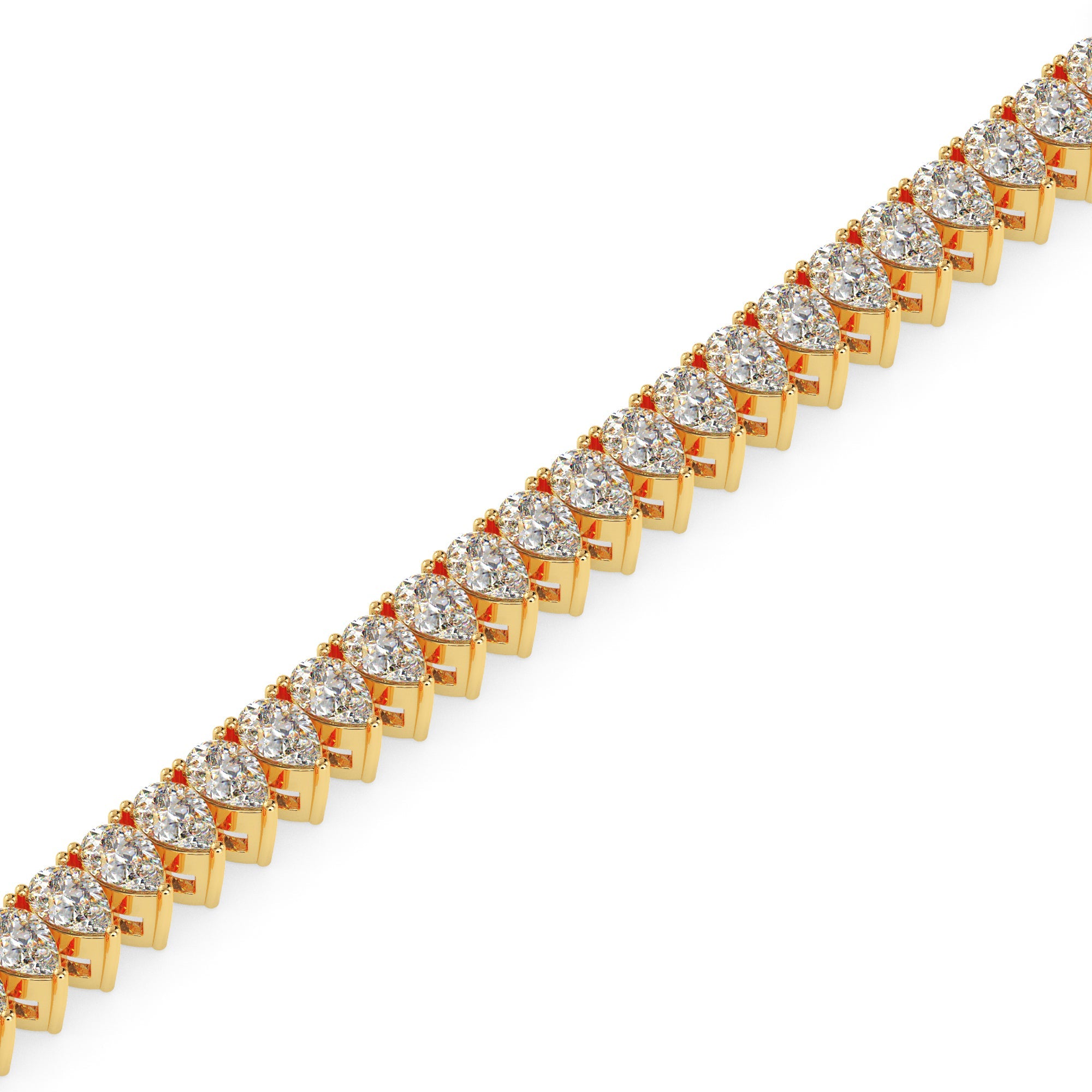 Bracelet de tennis poire