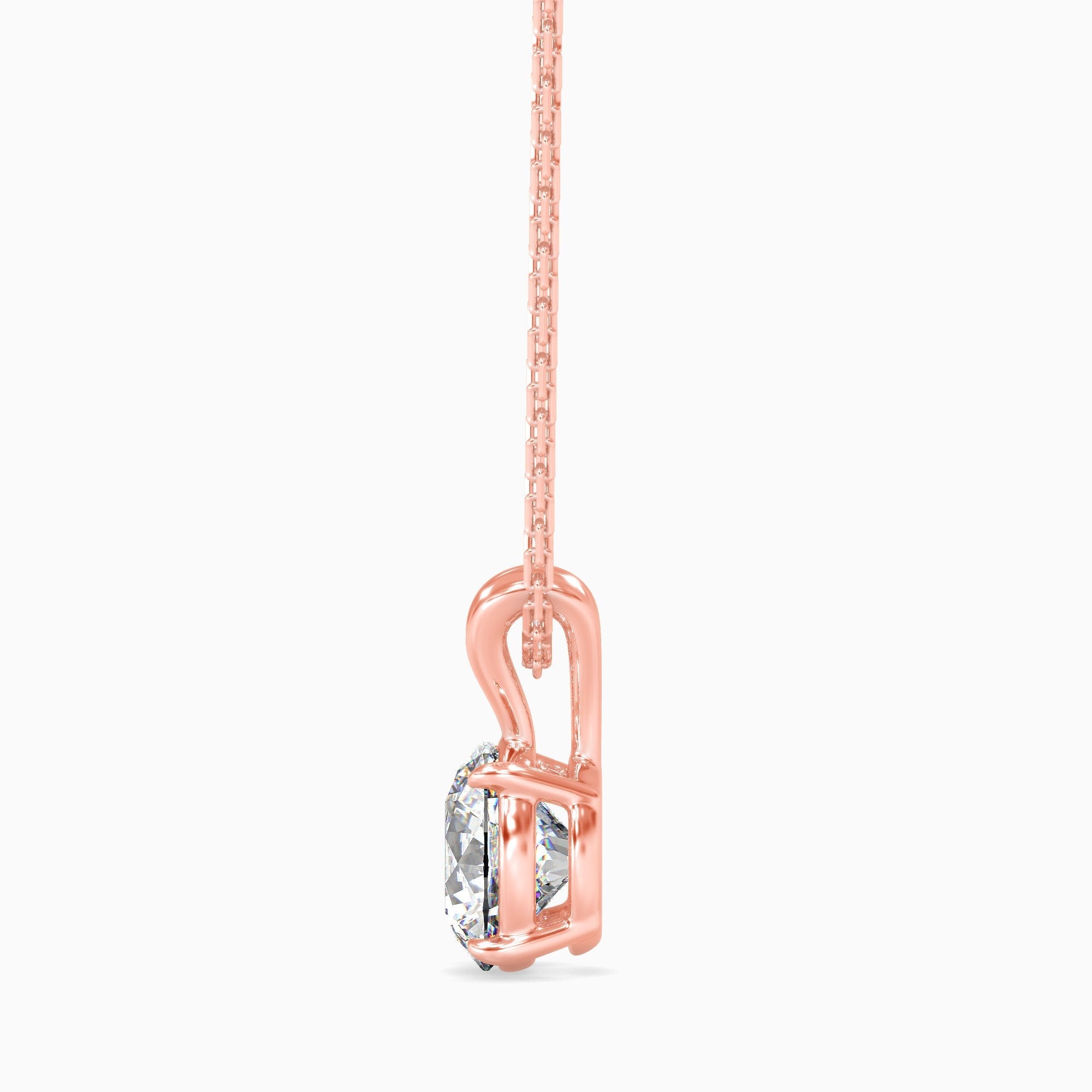 1 ctw Solitaire Round Pendant