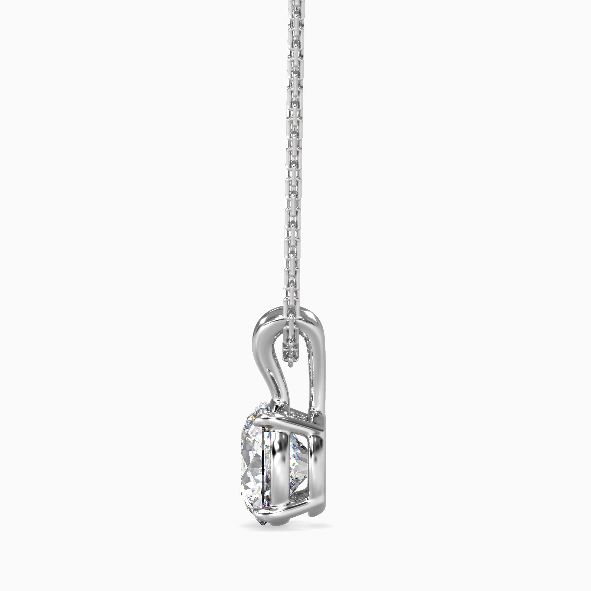 1 ctw Solitaire Round Pendant