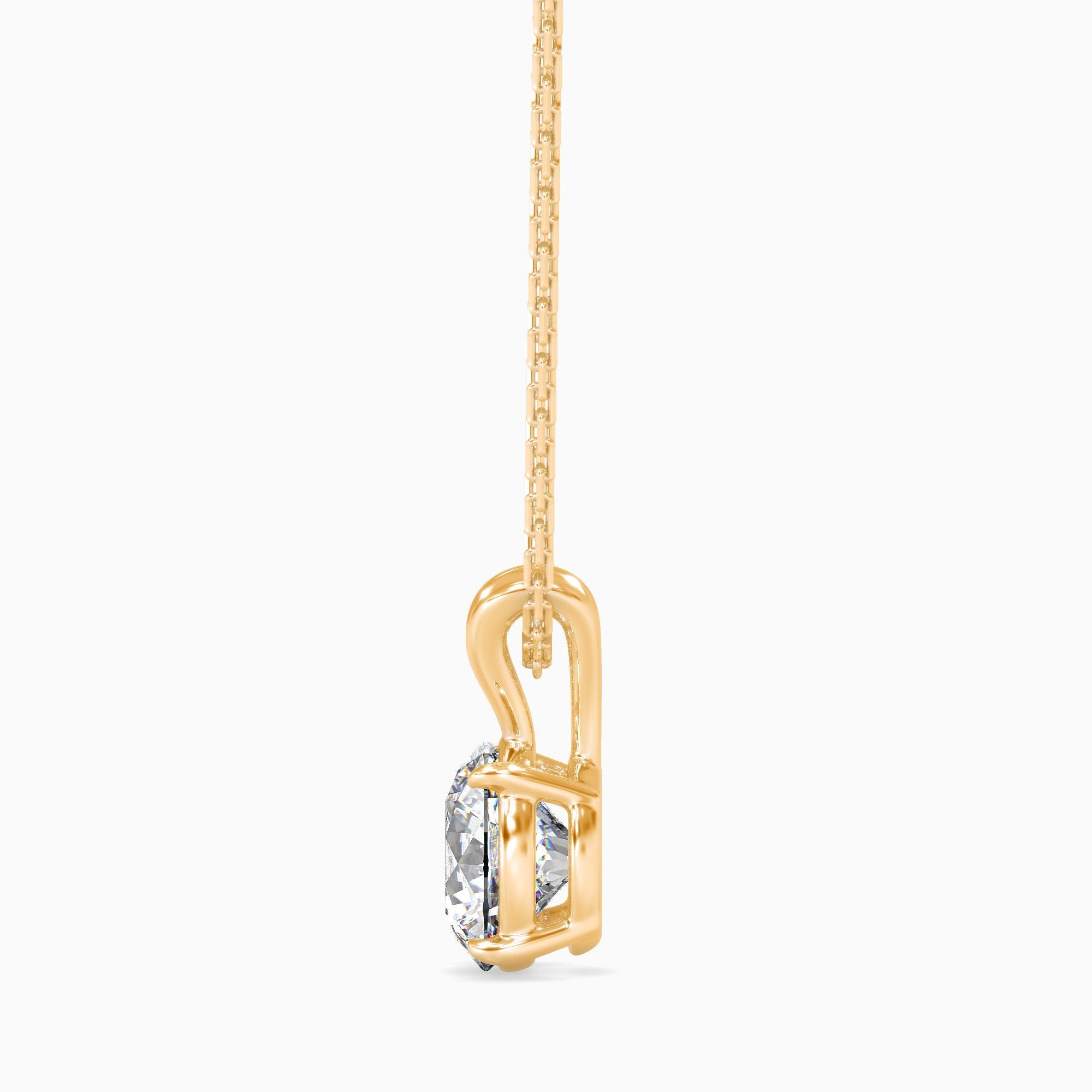 1 ctw Solitaire Round Pendant