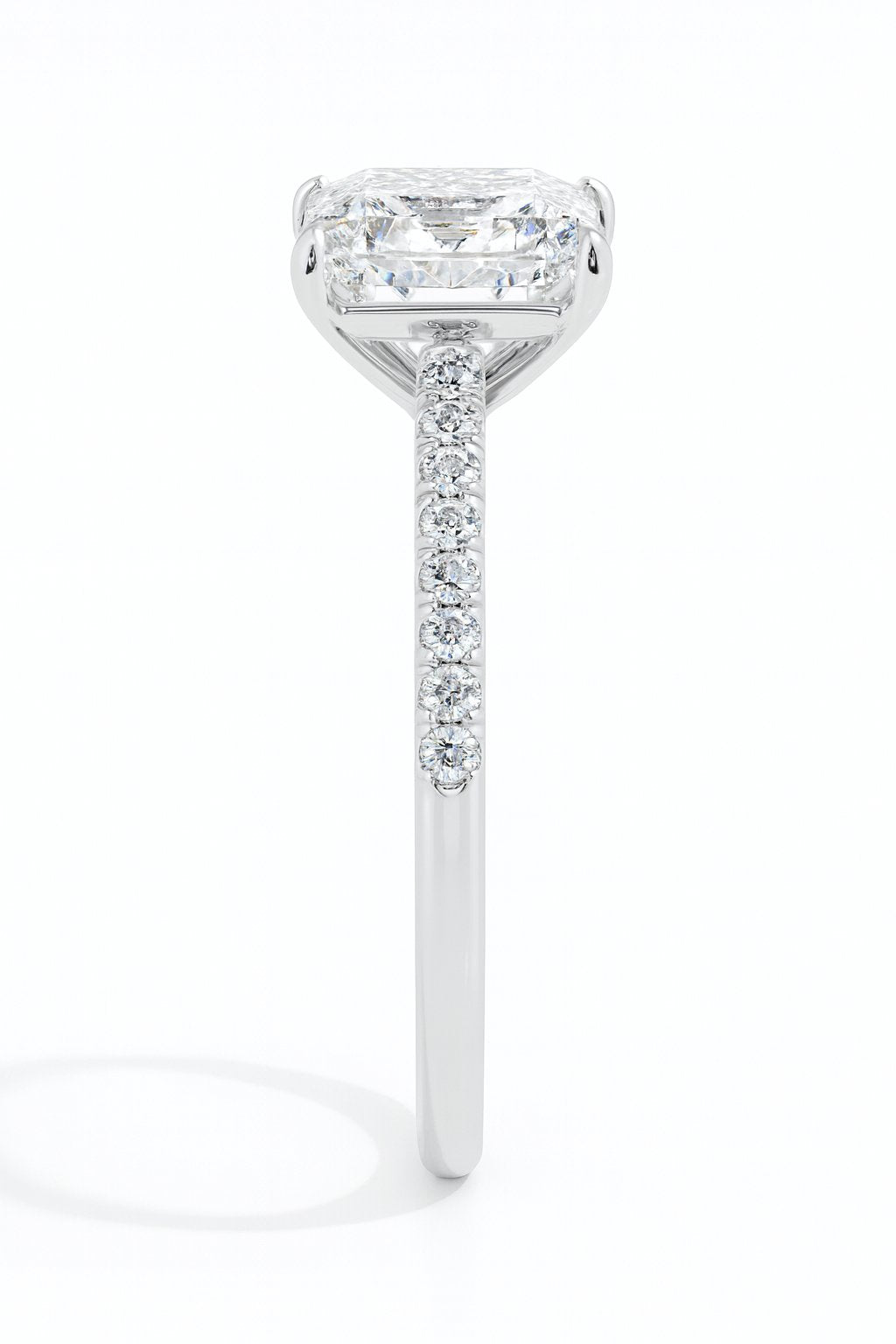Bague Princesse Pavée Lucrezia Solitaire