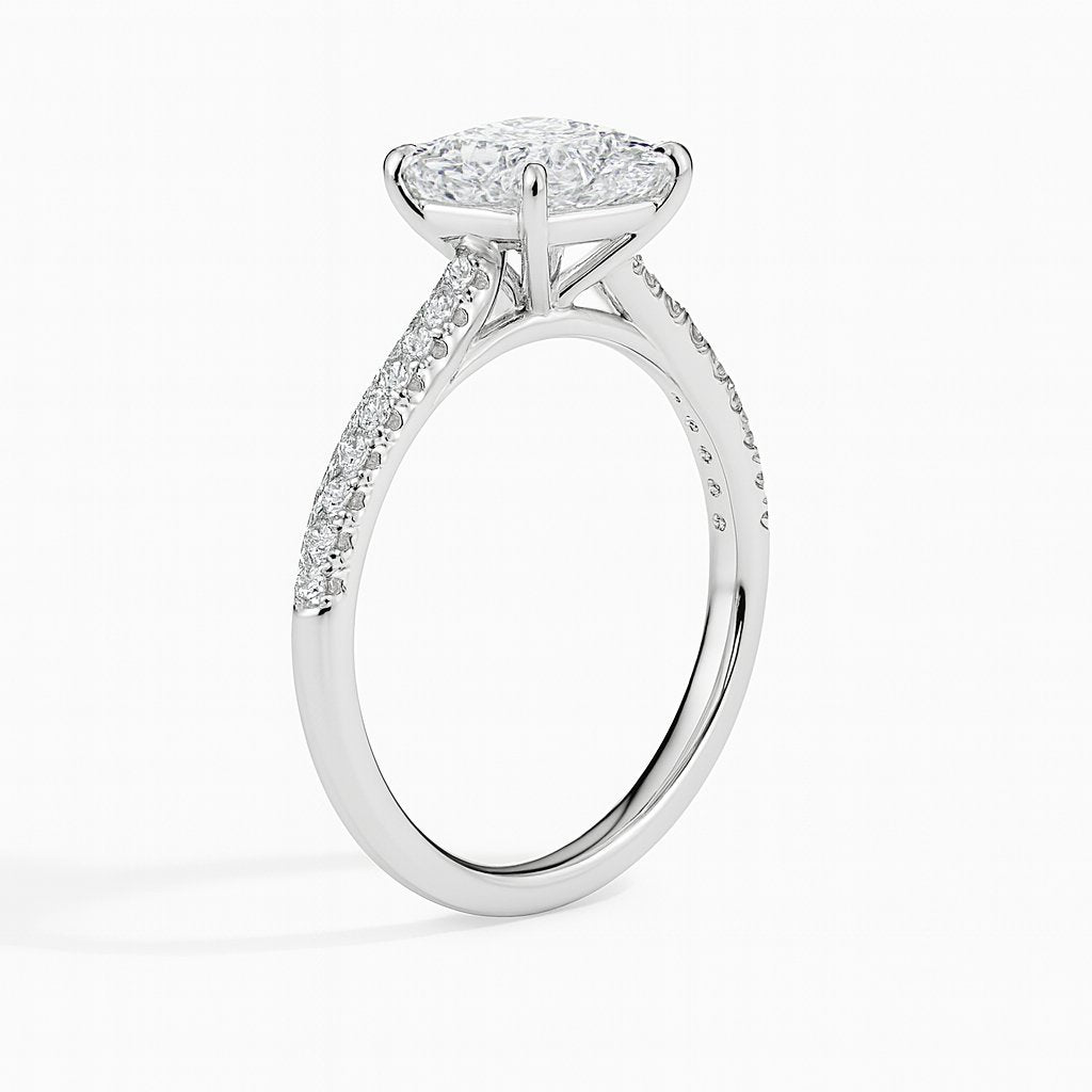 Bague Princesse Pavée Lucrezia Solitaire