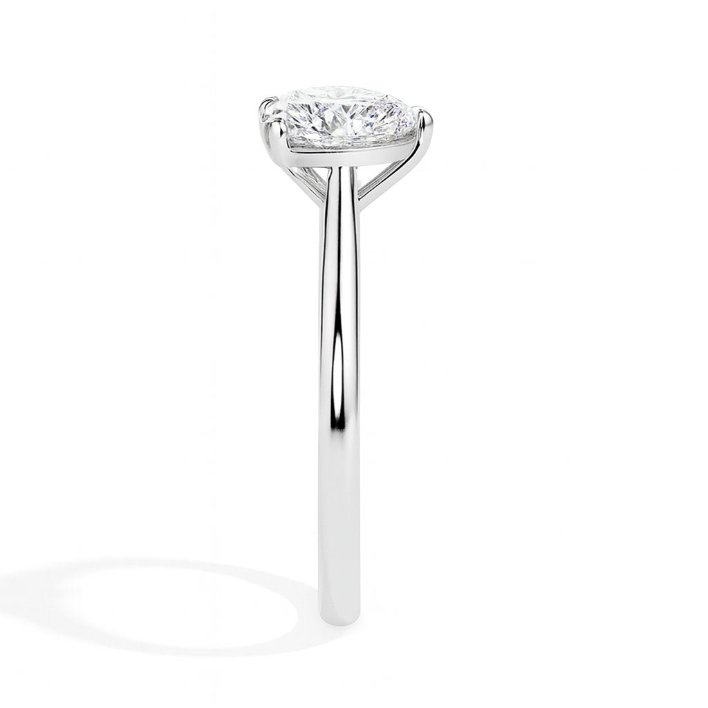 Bague Cœur Solitaire Olfea