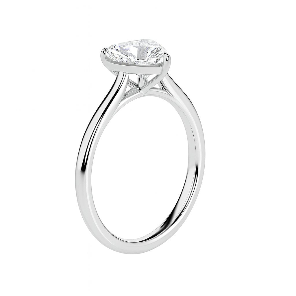 Bague Cœur Solitaire Olfea