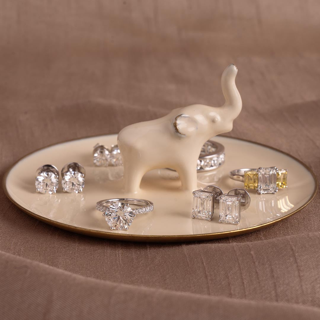 Boucles d'oreilles Patricia Solitaire Émeraude
