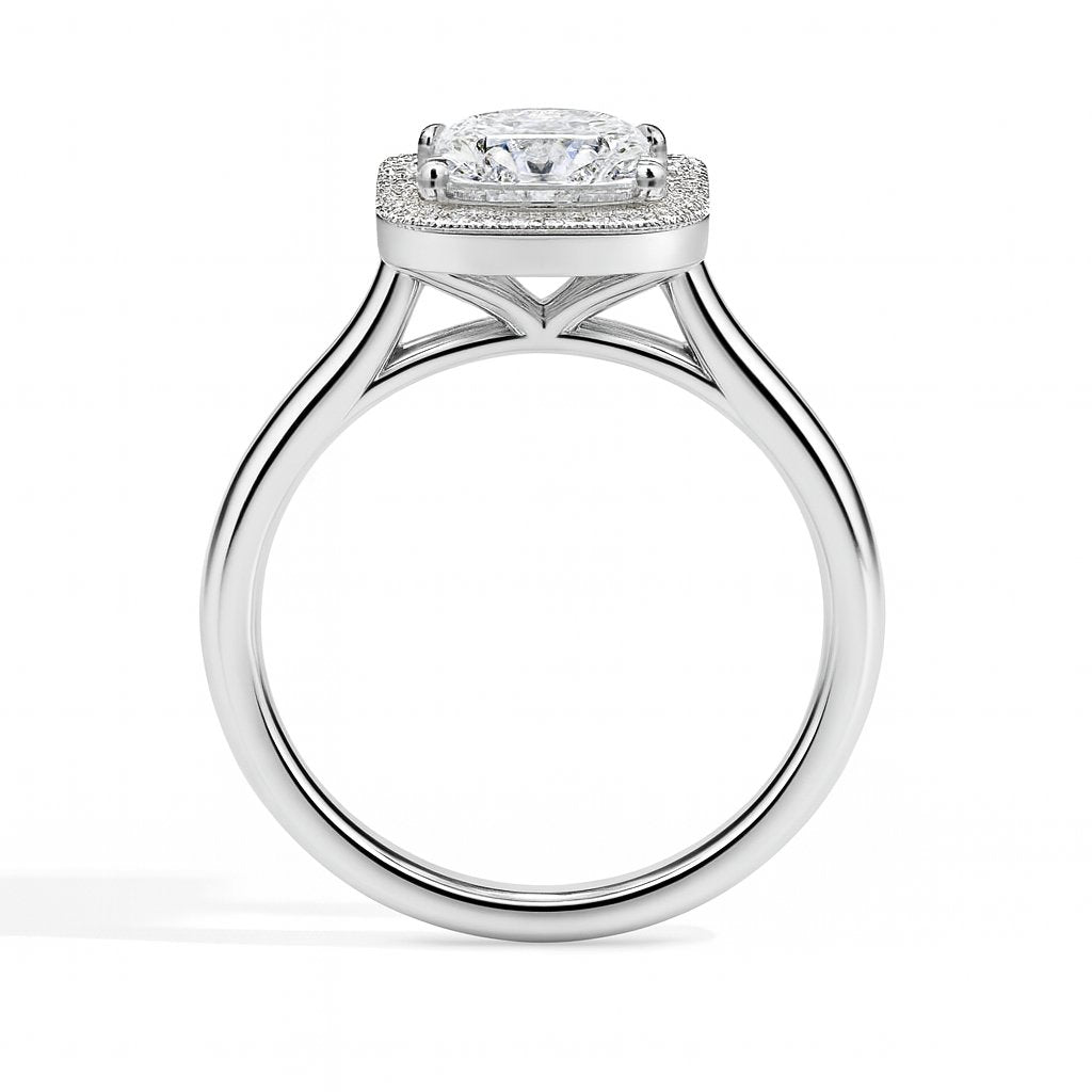 Bague Princesse Halo Playa Solitaire