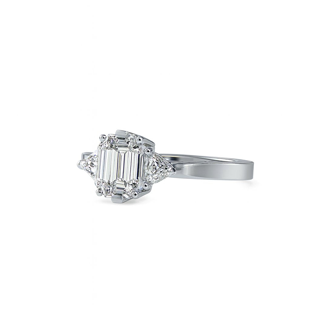 Bague Émeraude Prisme Stellaire