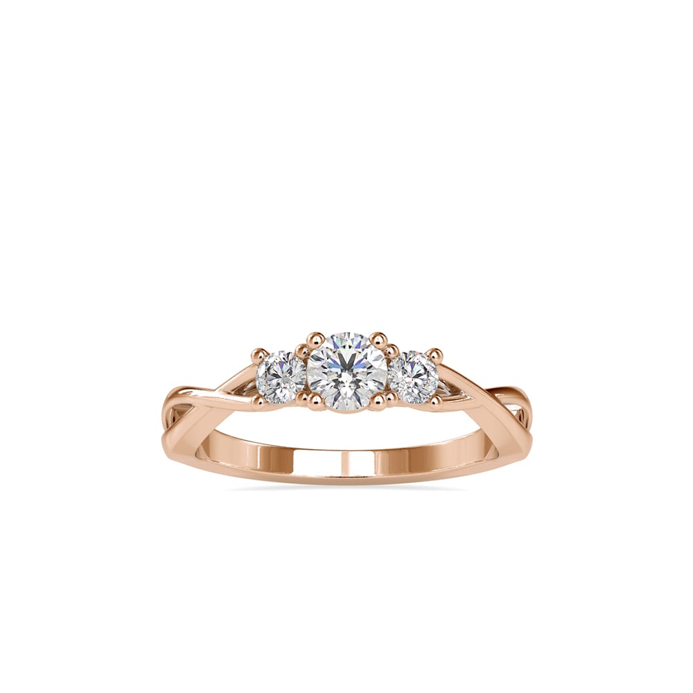 Bague d'oreille Helix à trois diamants Helena