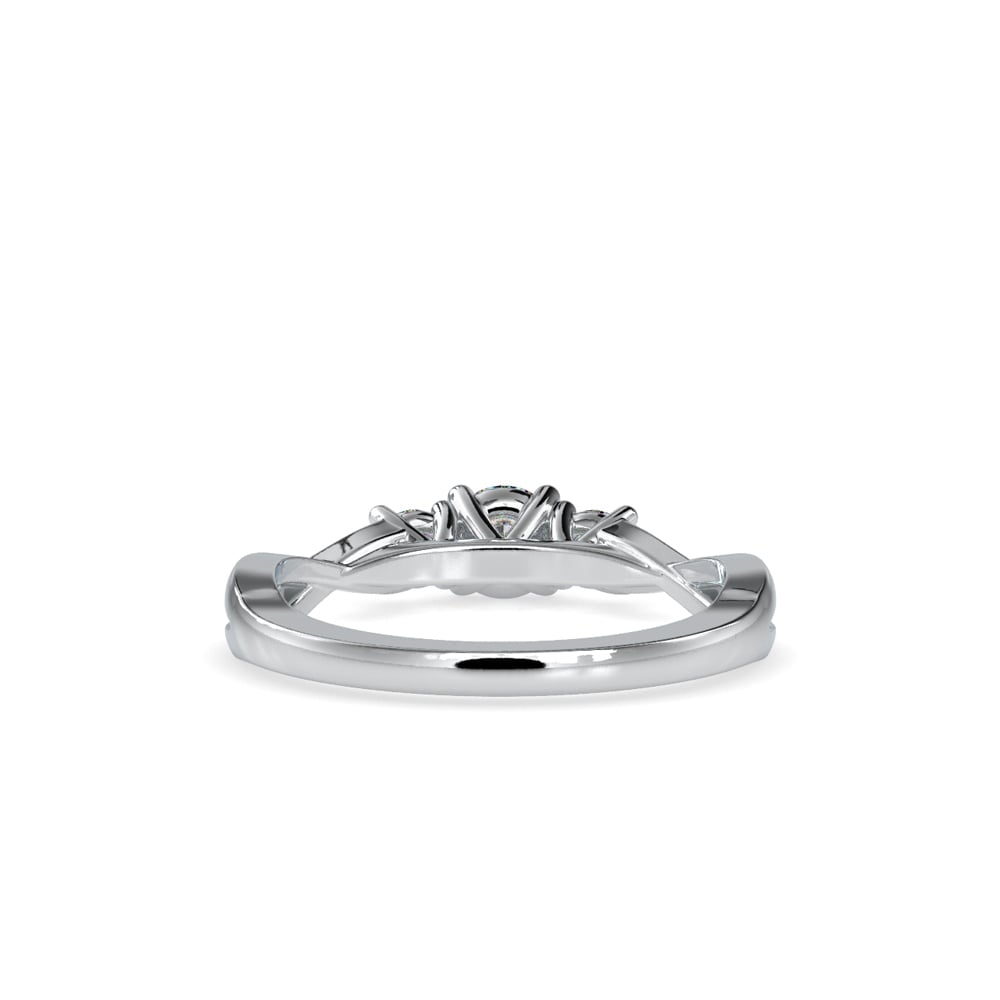 Monture Helena trois diamants hélice
