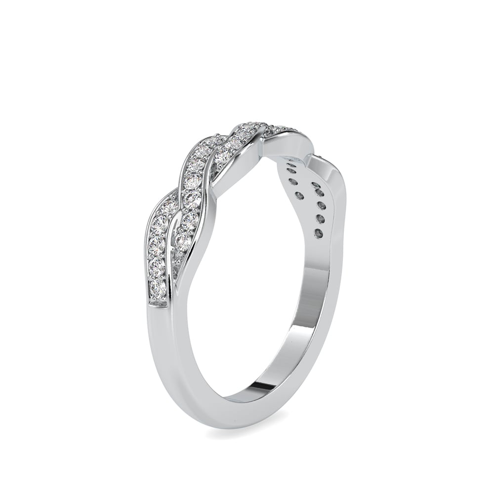 1 ctw Twisted Eternity Band