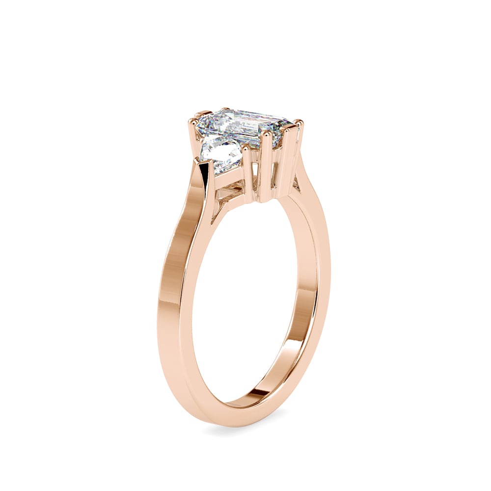 Stellar Prism Emerald Setting