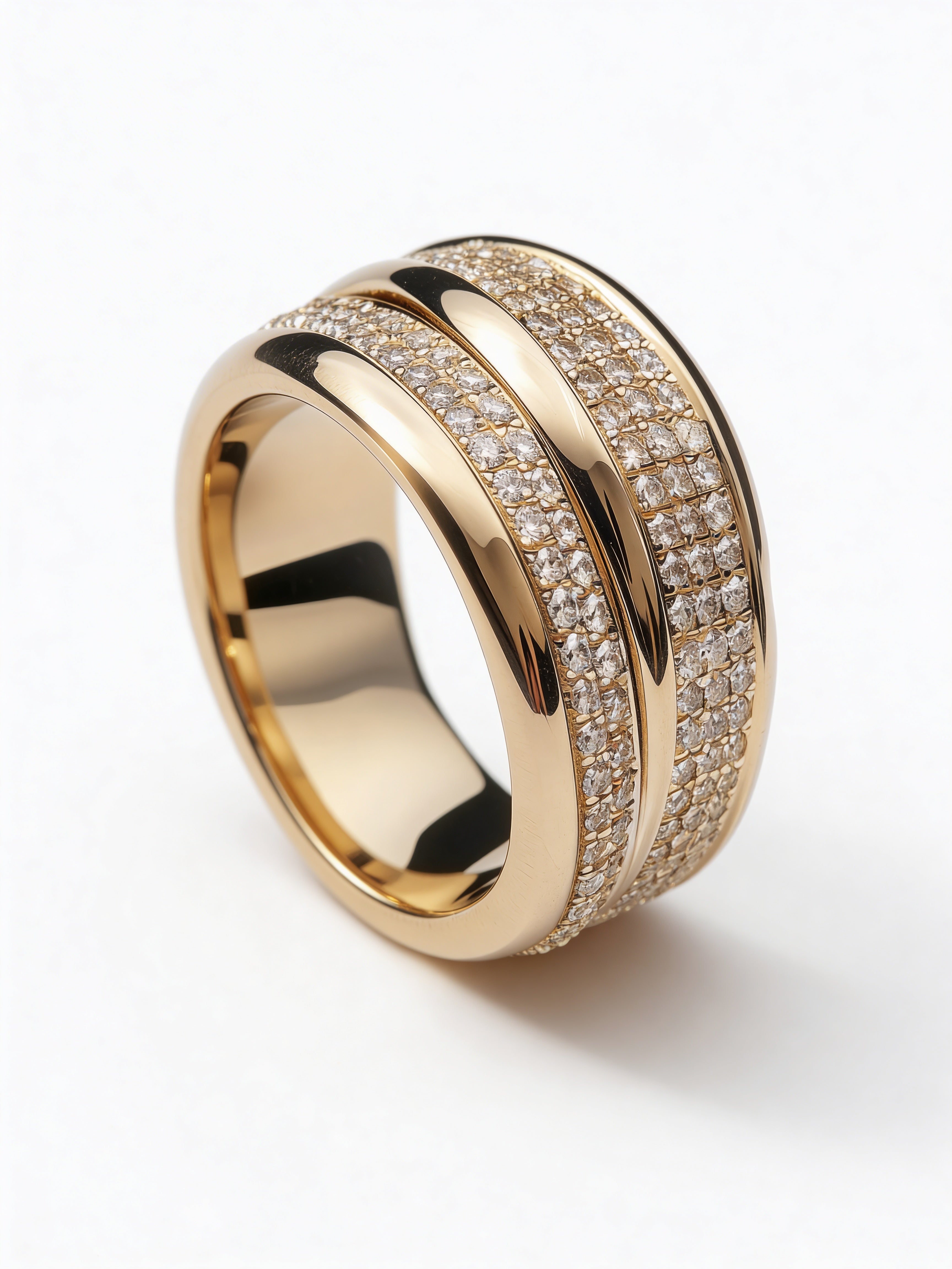 Ruban Pavé Ring