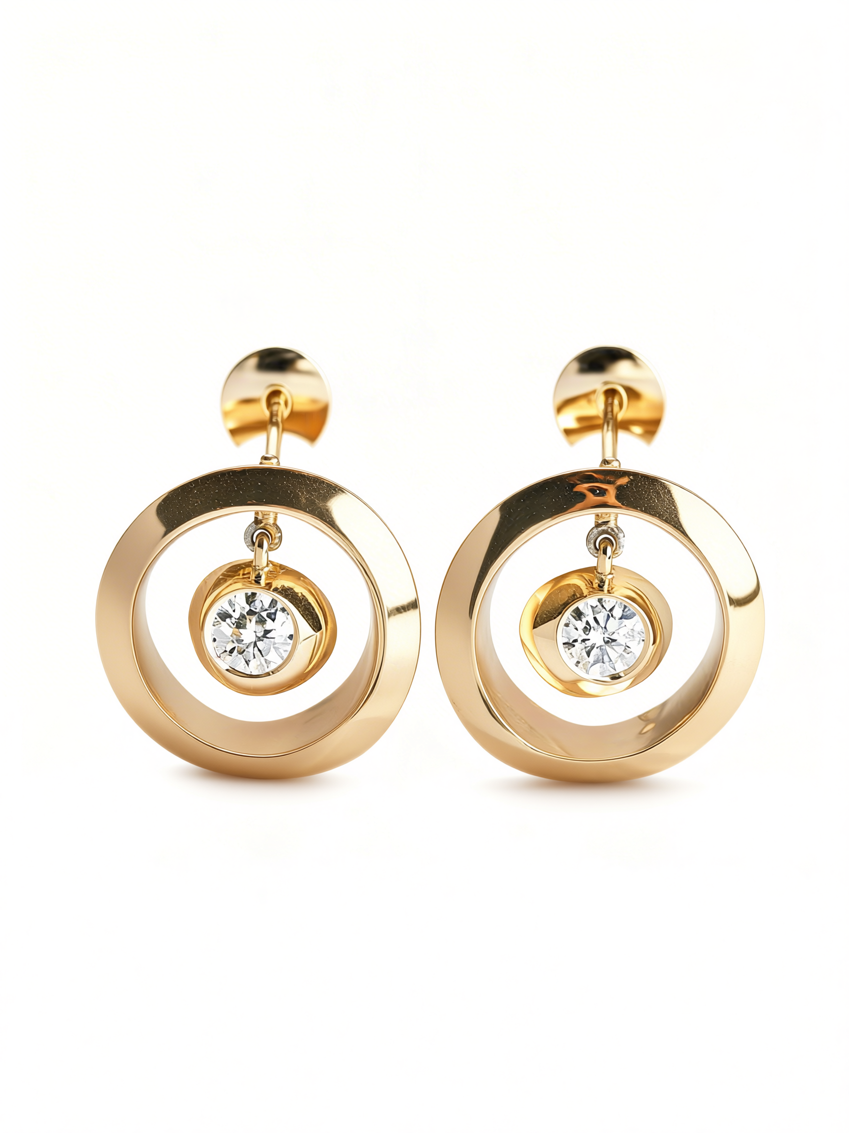 Médaille Lumière Stud Earrings