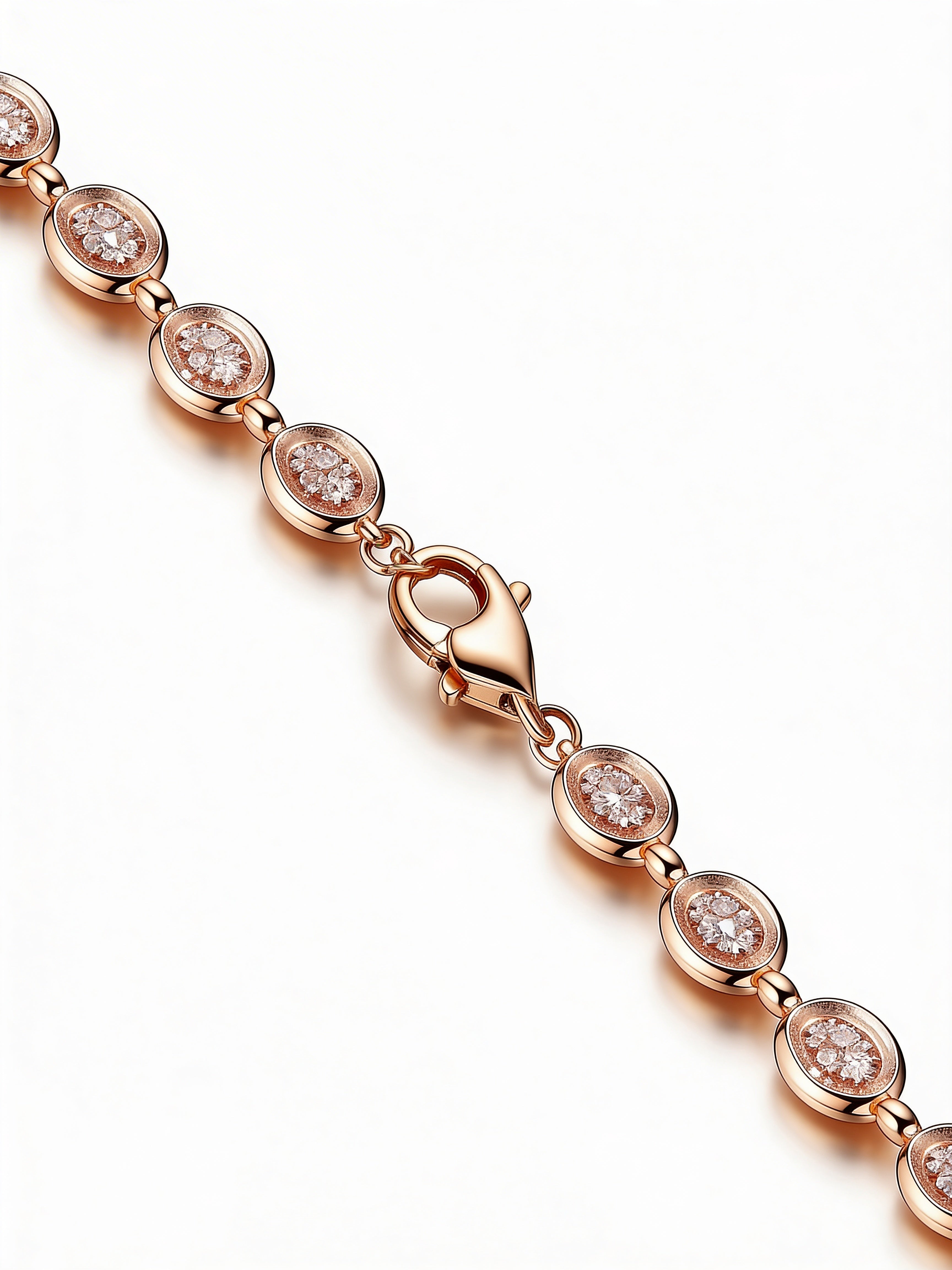 Mini Chaîne Diamant Bracelet