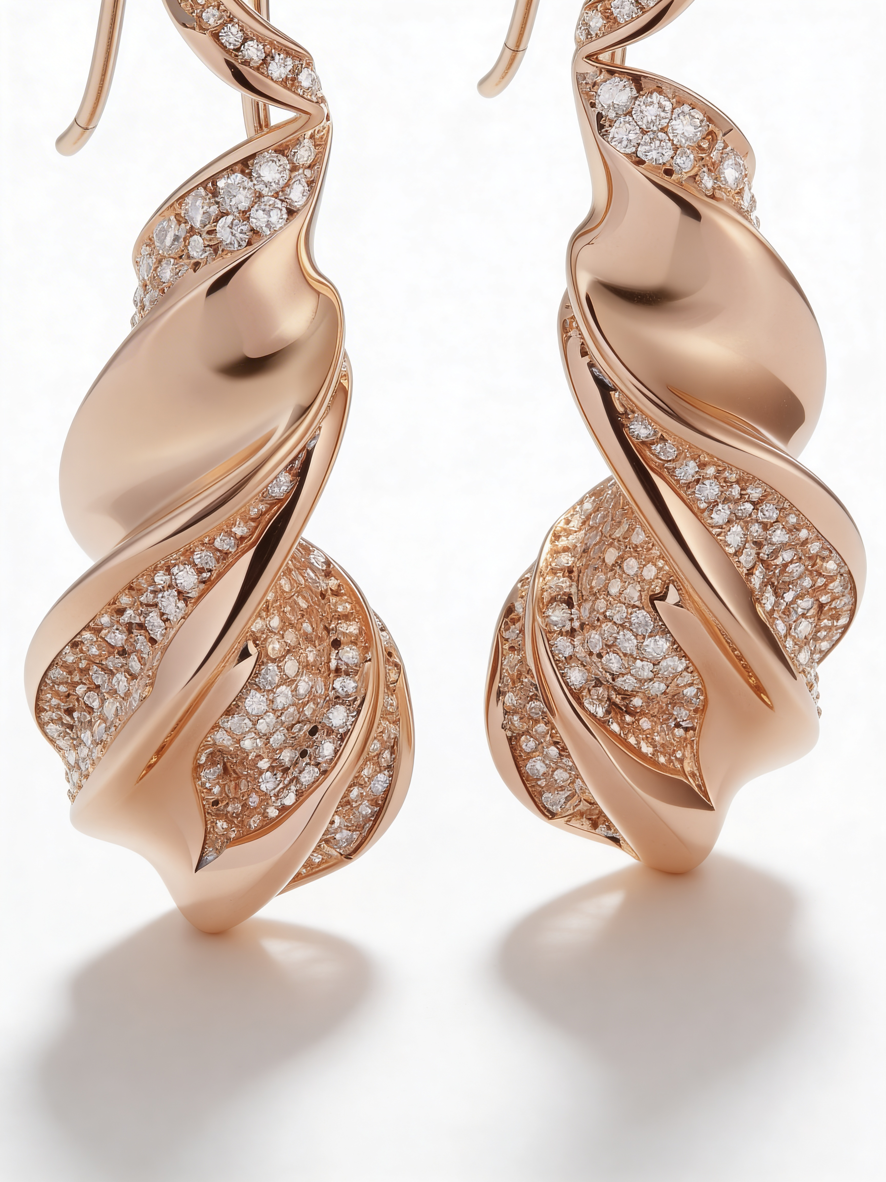 Torsade Rosée Earrings