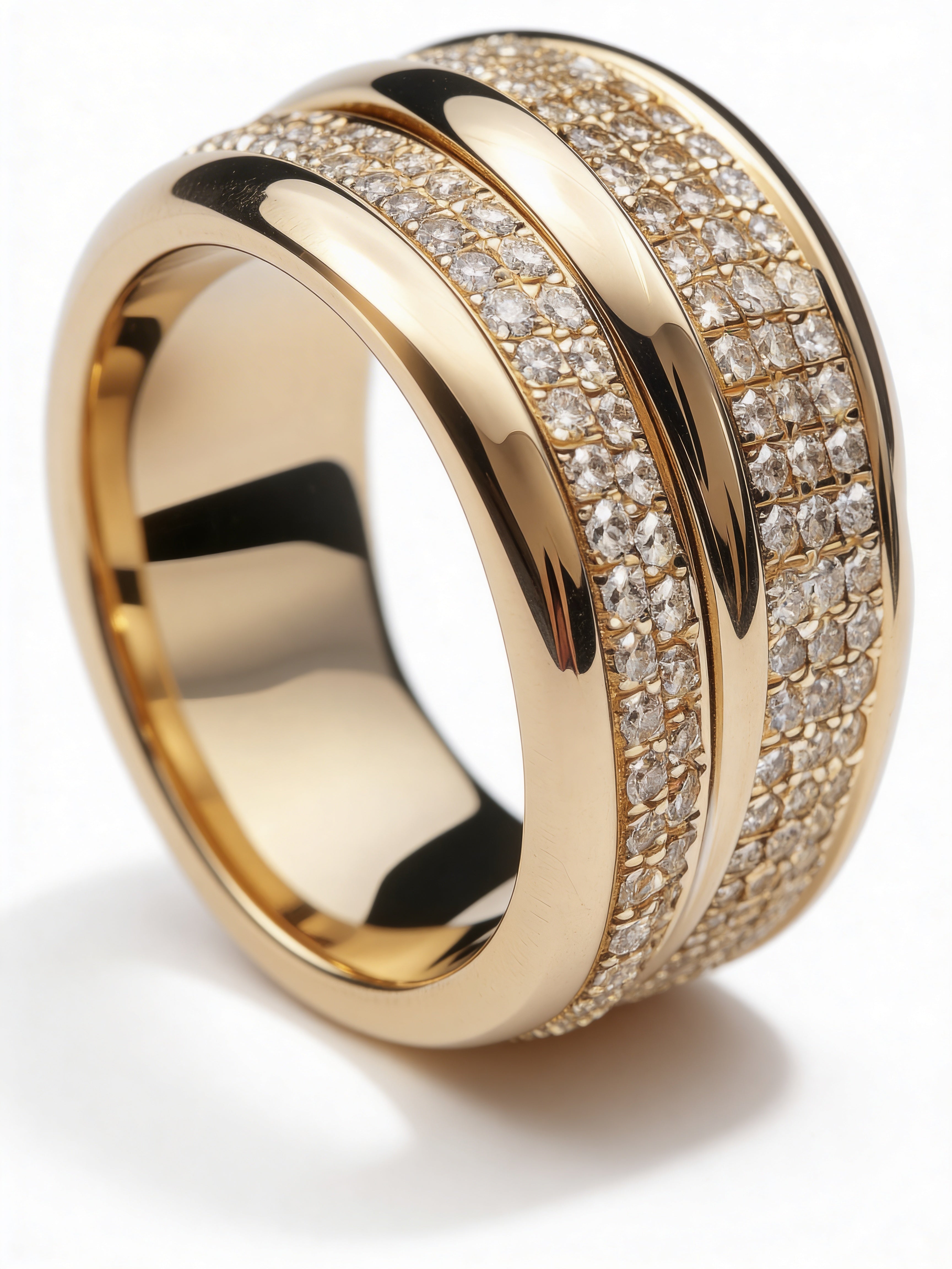 Ruban Pavé Ring