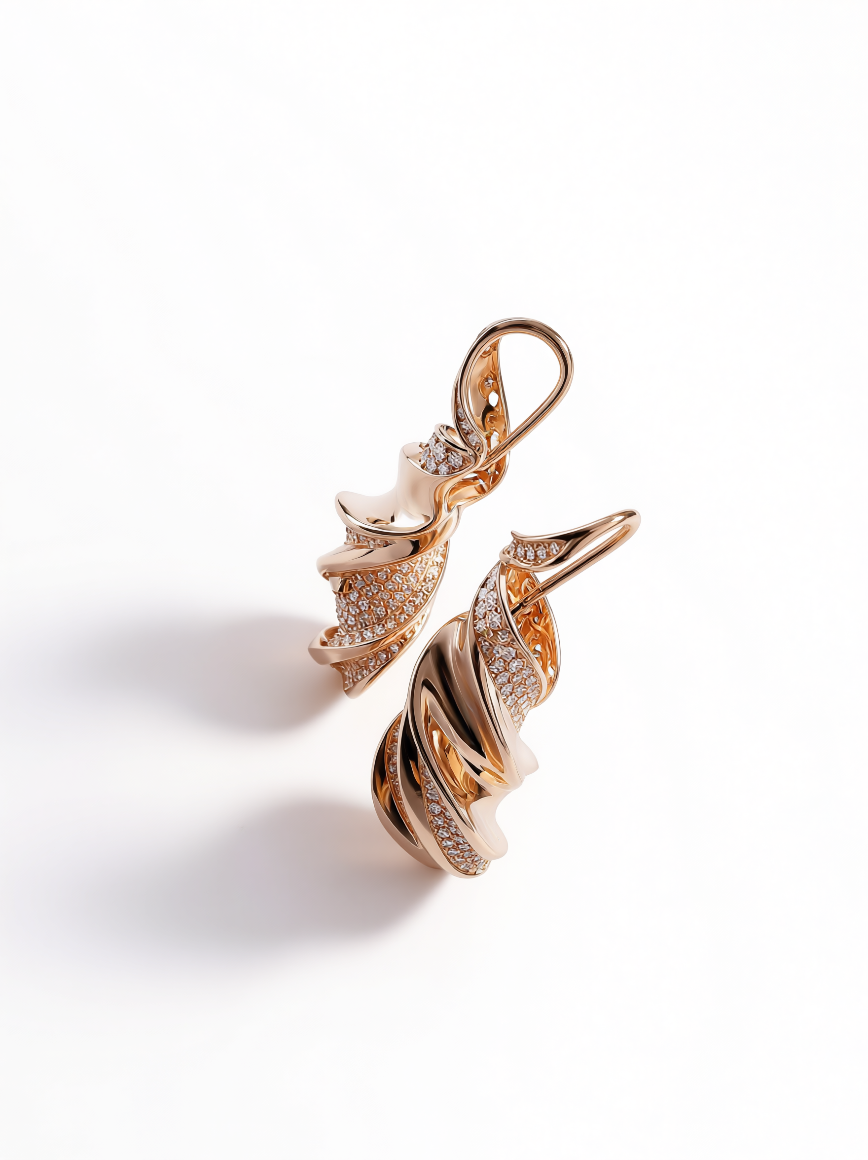 Torsade Rosée Earrings