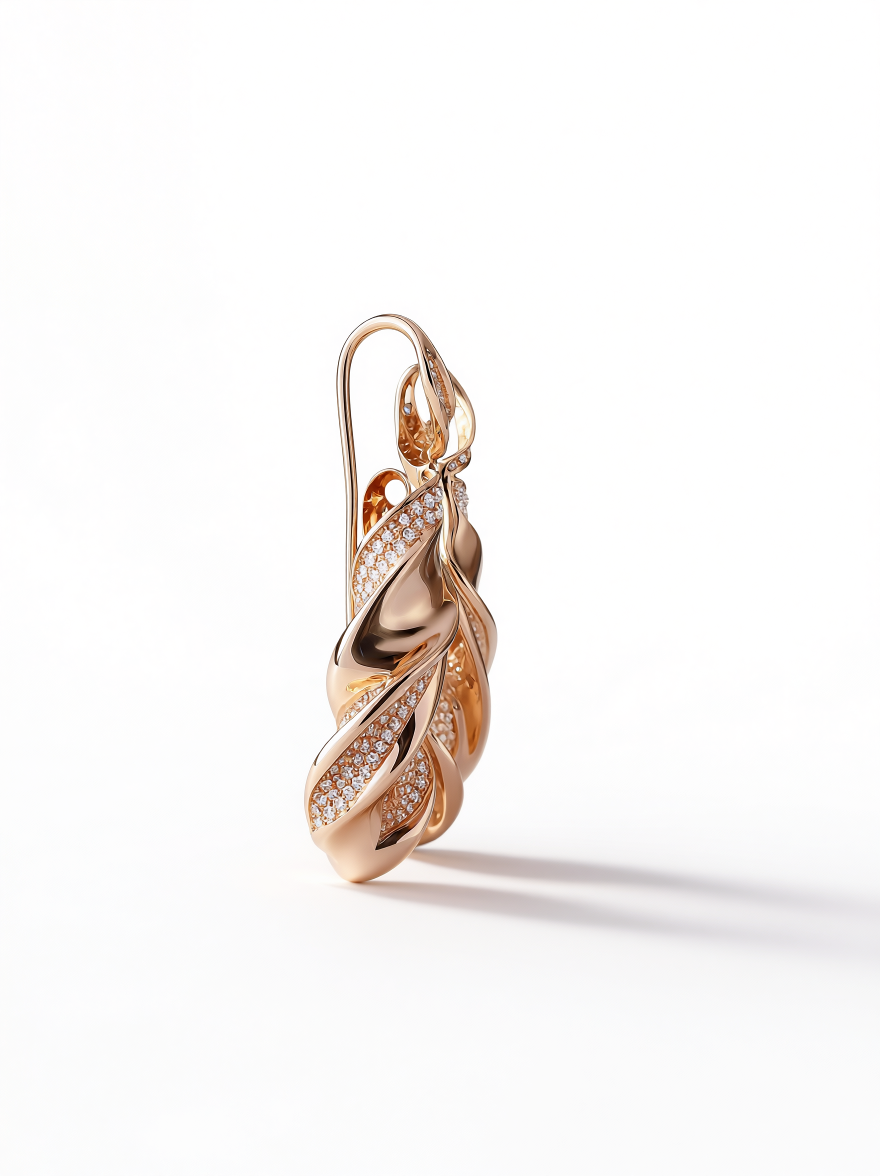 Torsade Rosée Earrings