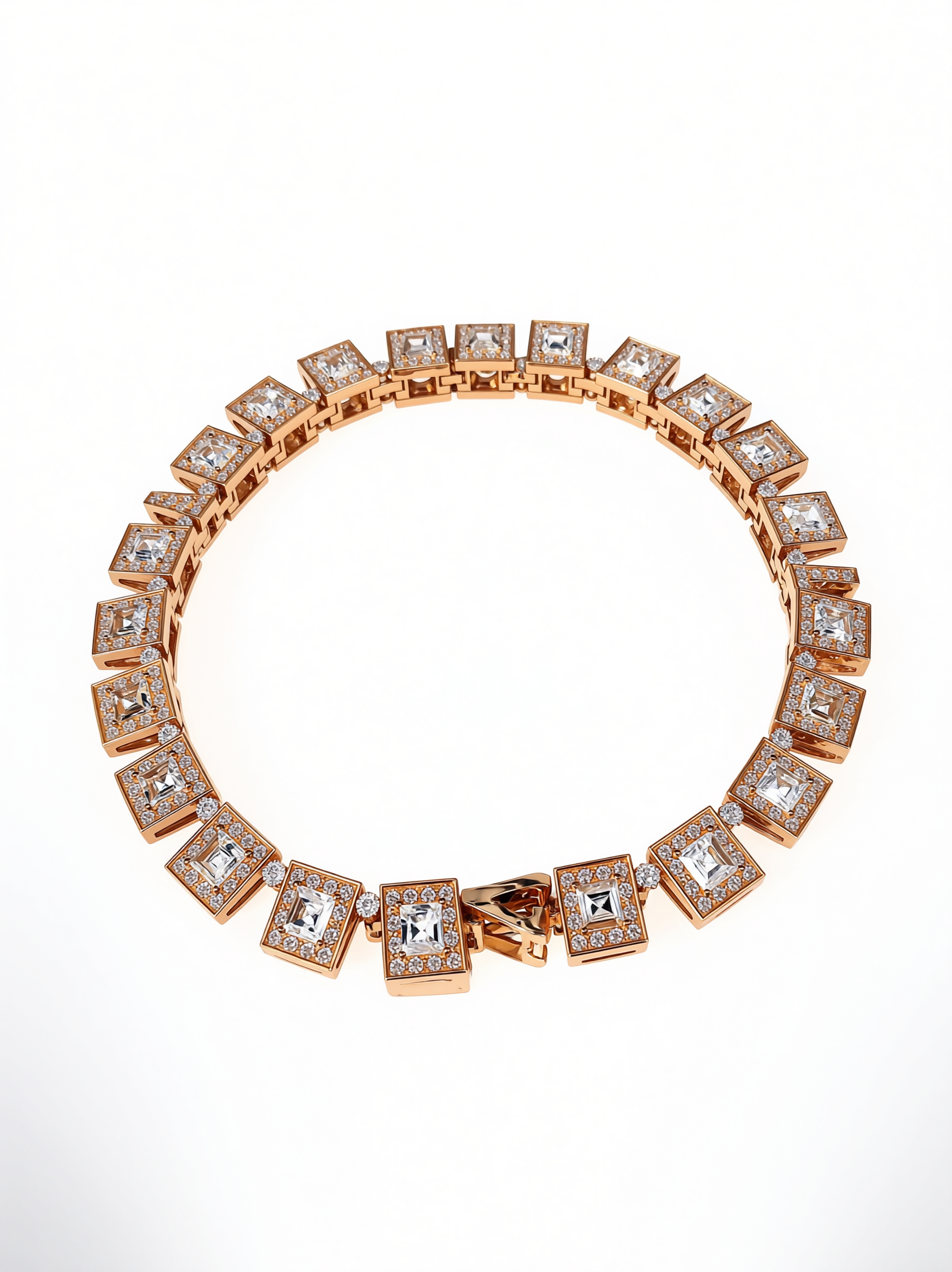 Collier Galerie Rose