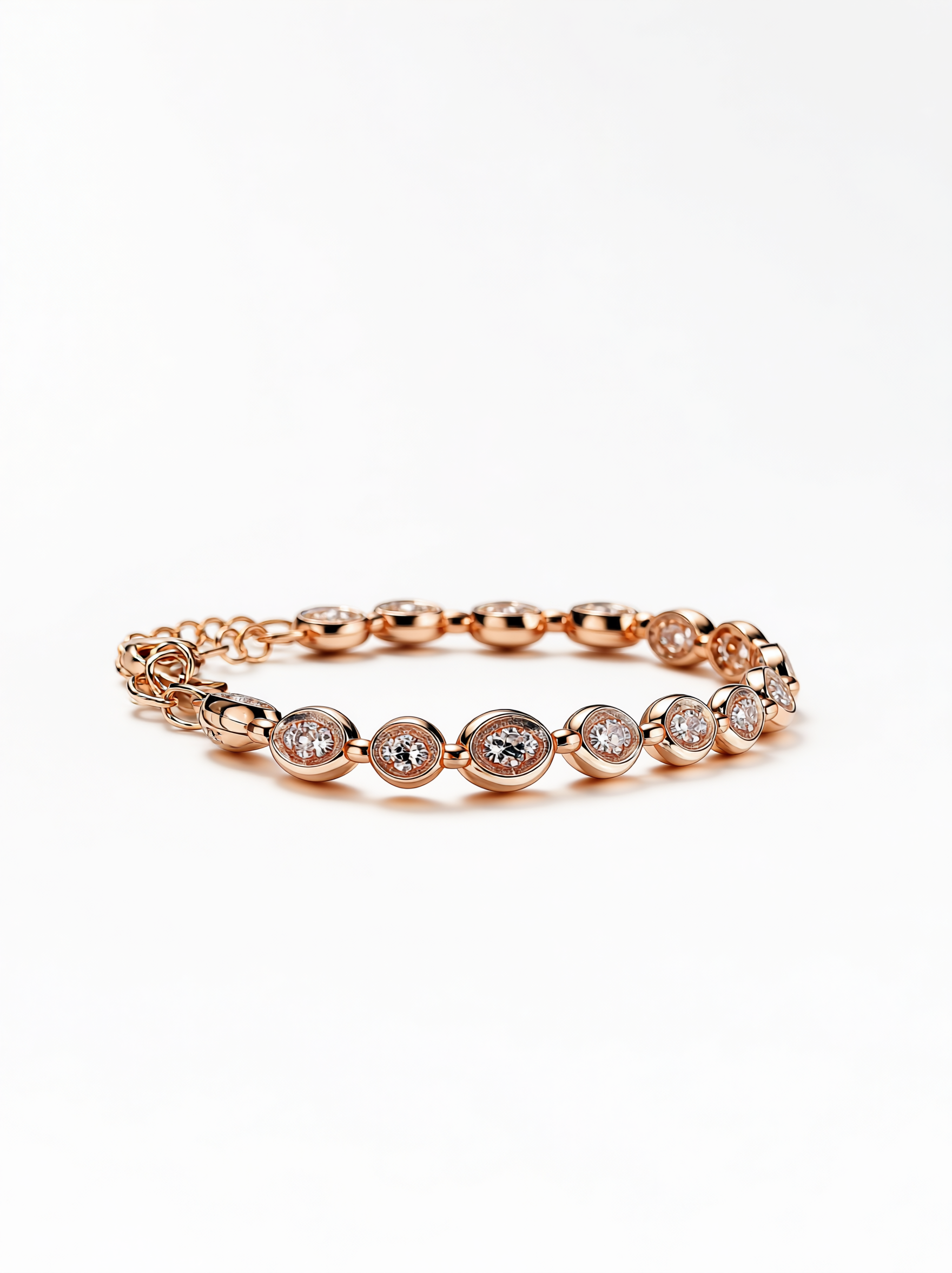 Mini Chaîne Diamant Bracelet