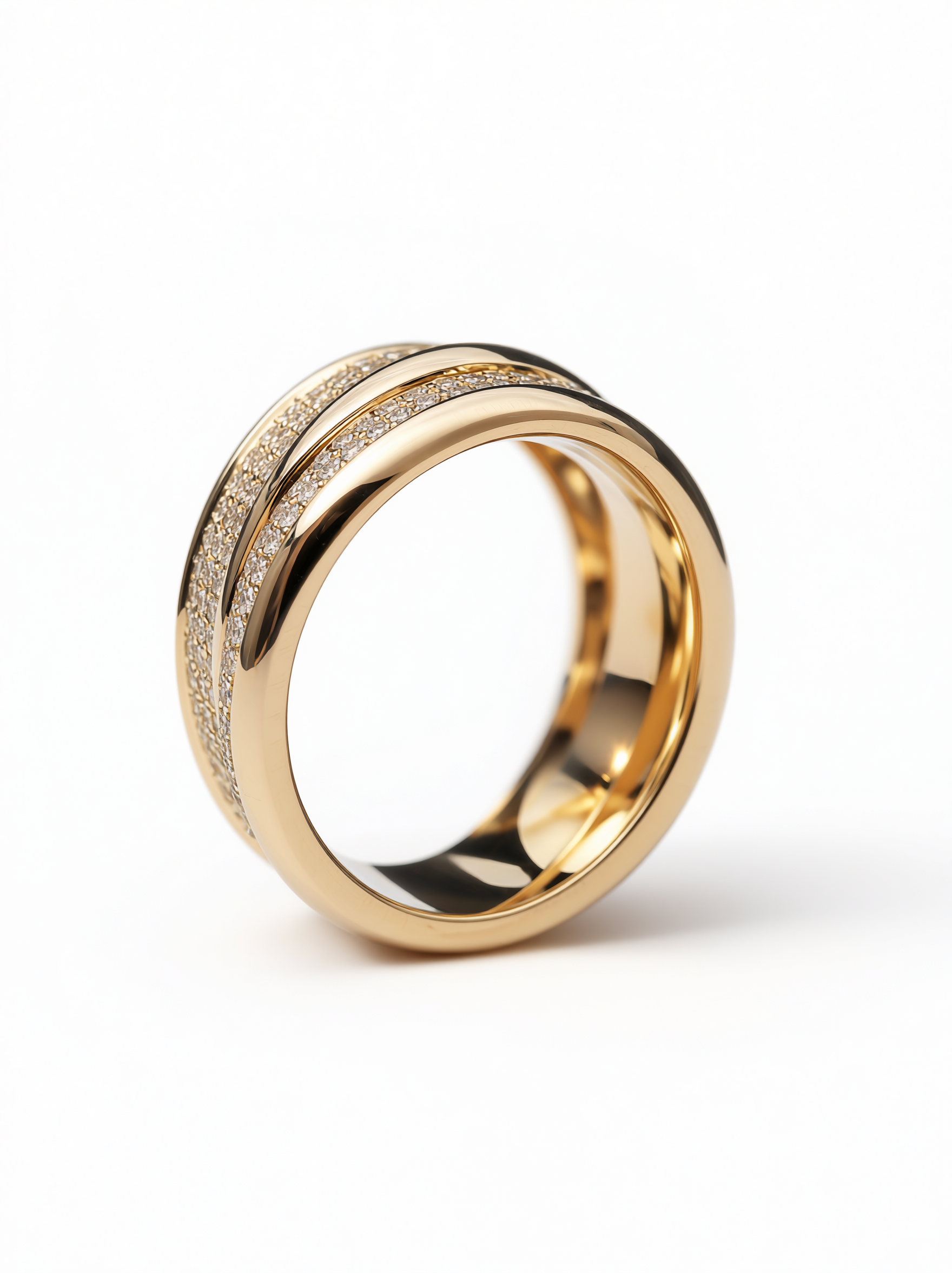 Ruban Pavé Ring