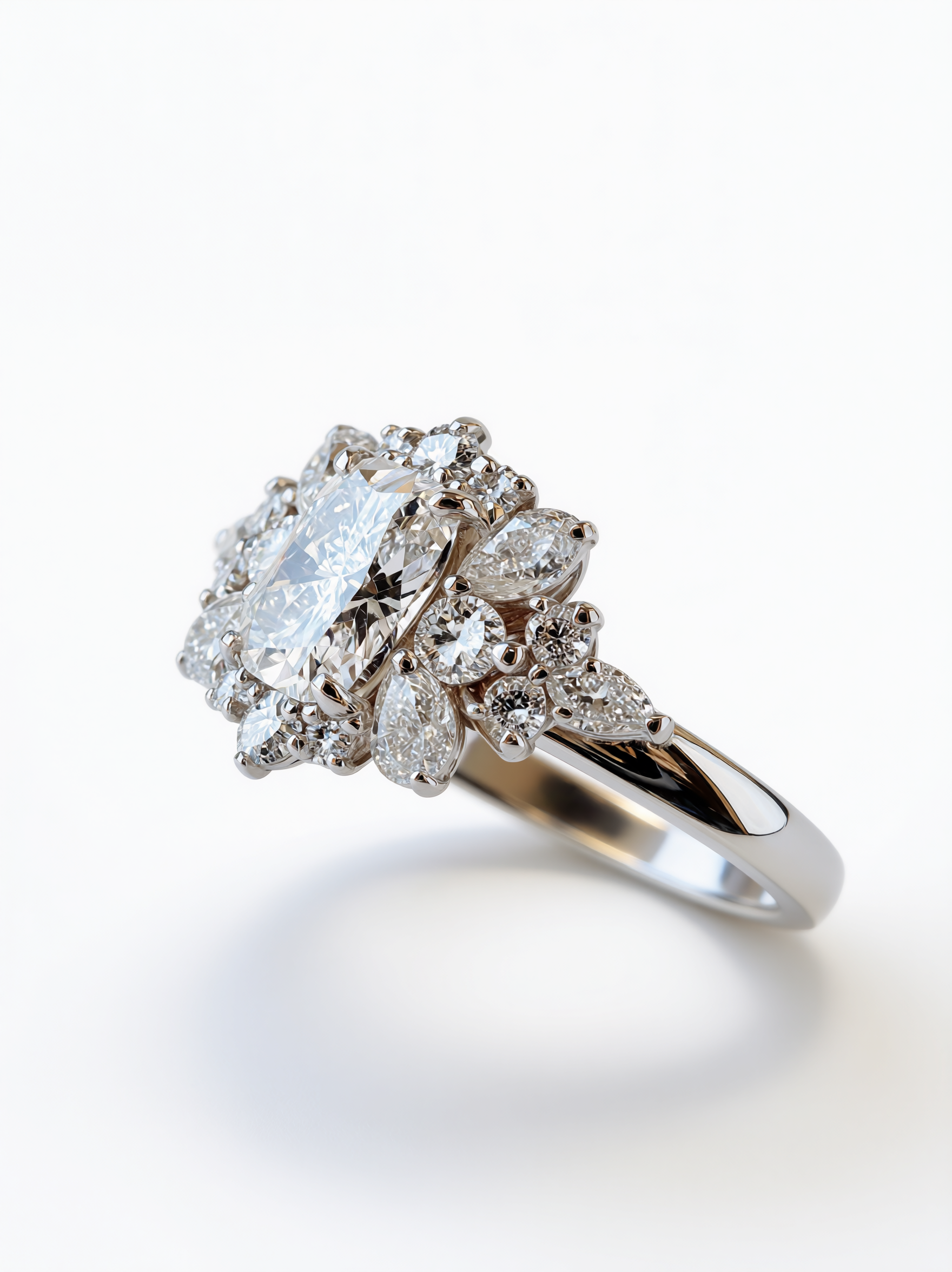 Fleur de Neige Ring